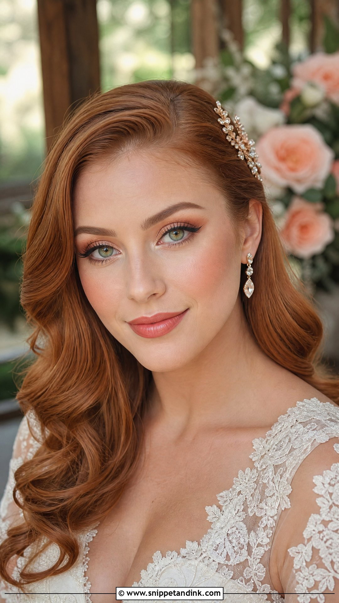 Peach Wedding Makeup For Green Eyes - Snippet and Ink - 20 Peach Wedding Makeup Ideas