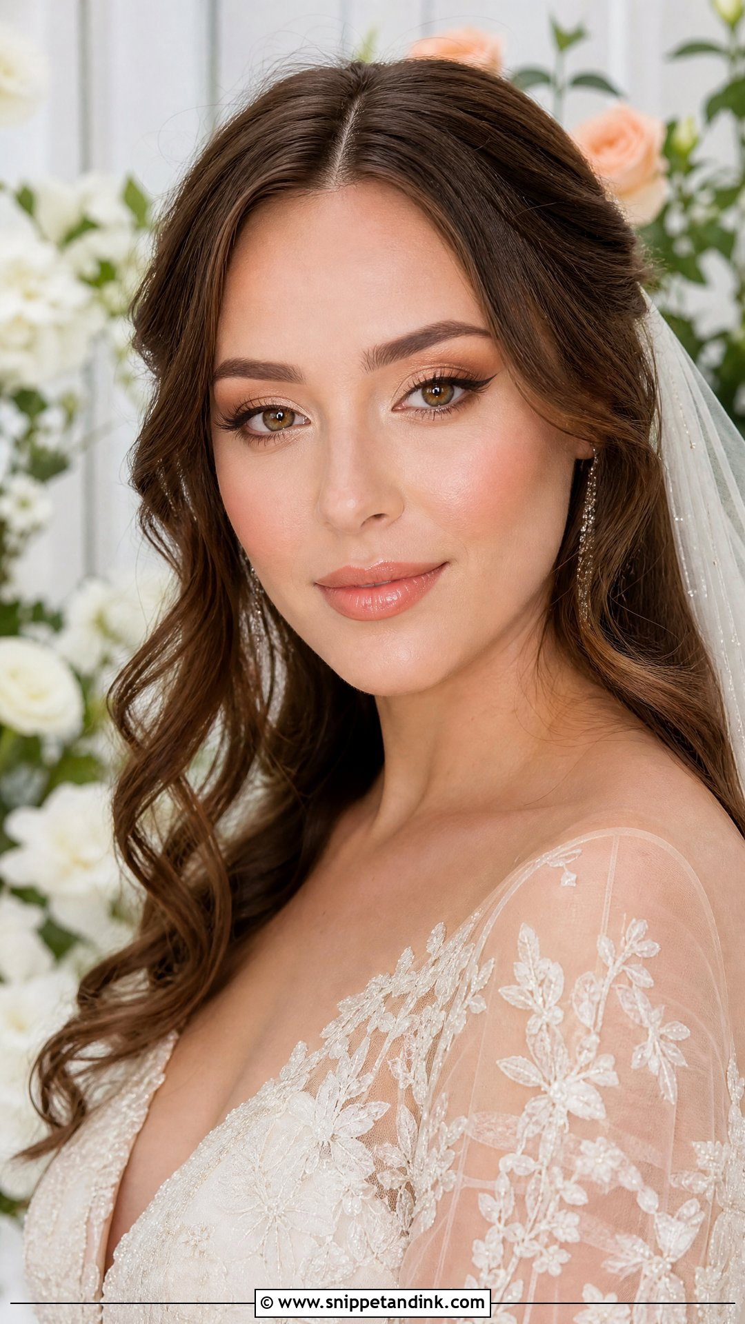 Peach Wedding Makeup For Hazel Eyes Brunette - Snippet and Ink - 20 Wedding Makeup for Hazel Eyes Brunette