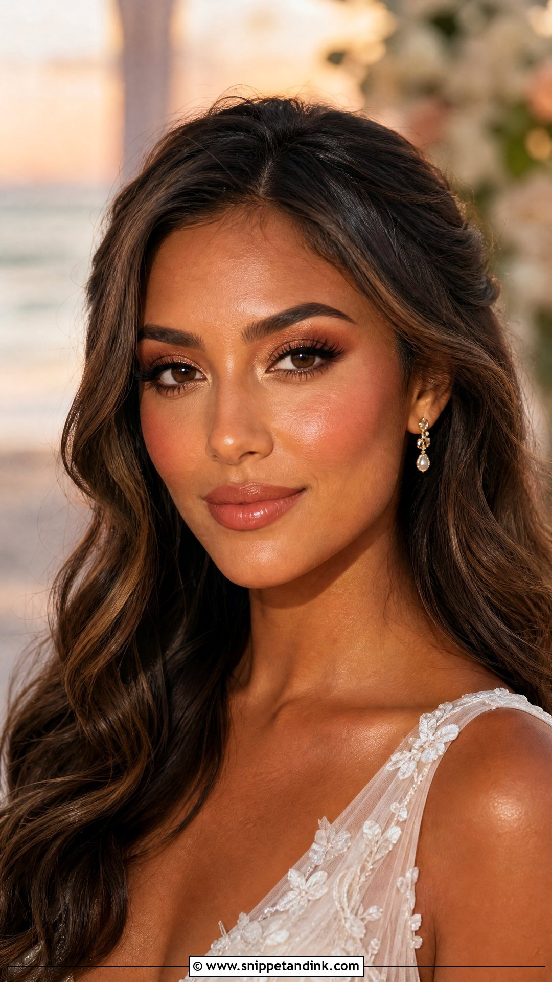 Peach Wedding Makeup For Tan Skin - Snippet and Ink - 20 Peach Wedding Makeup Ideas