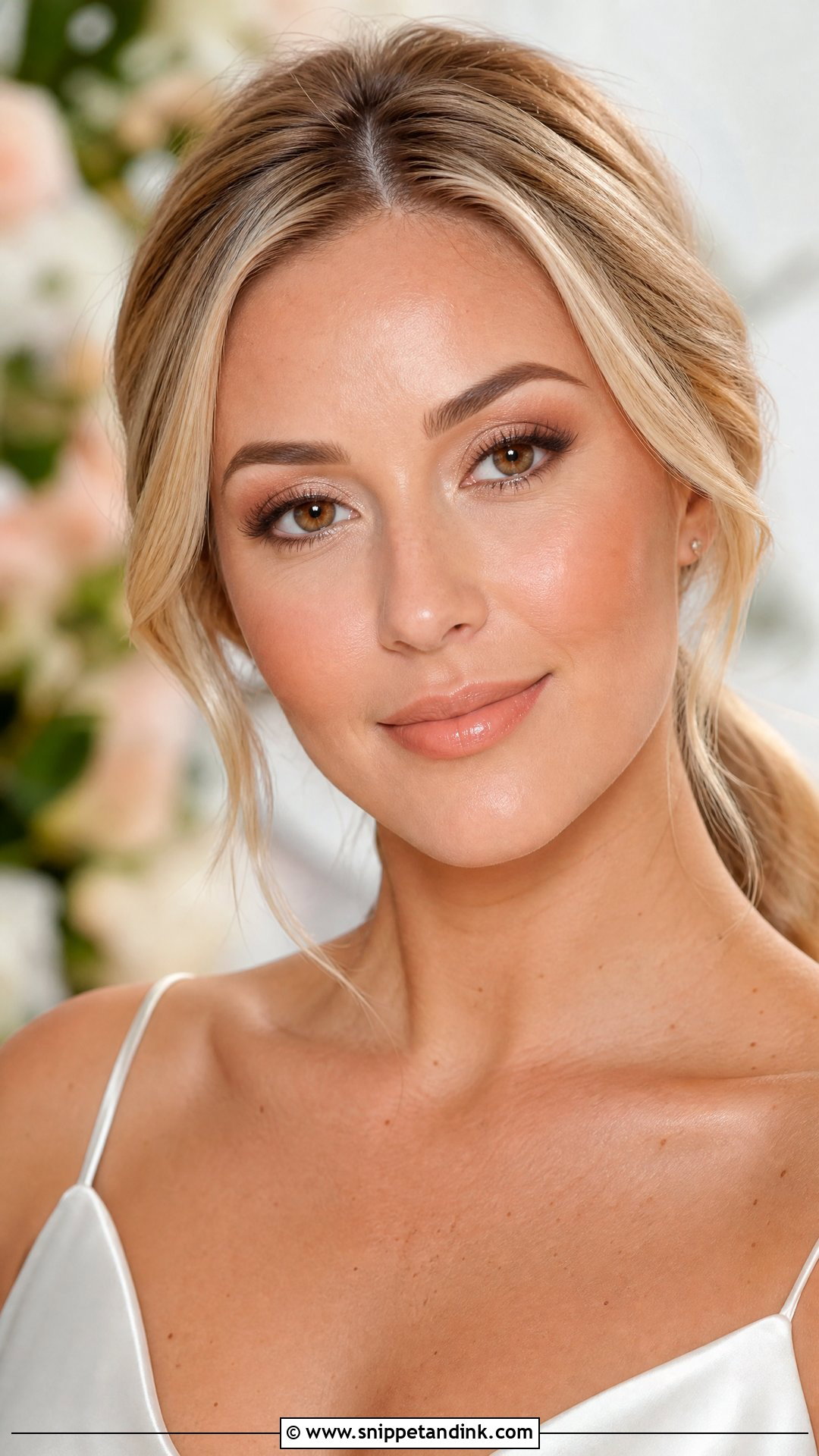 Peach Wedding Makeup for Brown Eyes - Snippet and Ink - 20 Wedding Makeup Looks for Brown Eyes
