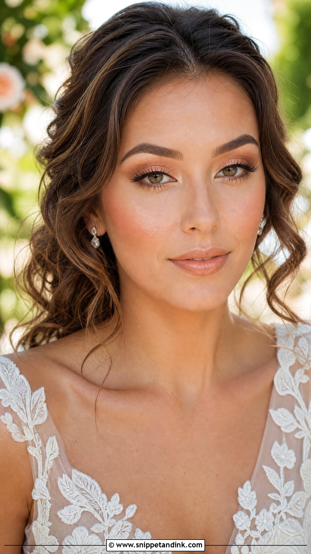 Peach Wedding Makeup for Hooded Eyes - Snippet and Ink - 25 Wedding Makeup for Hooded Eyes