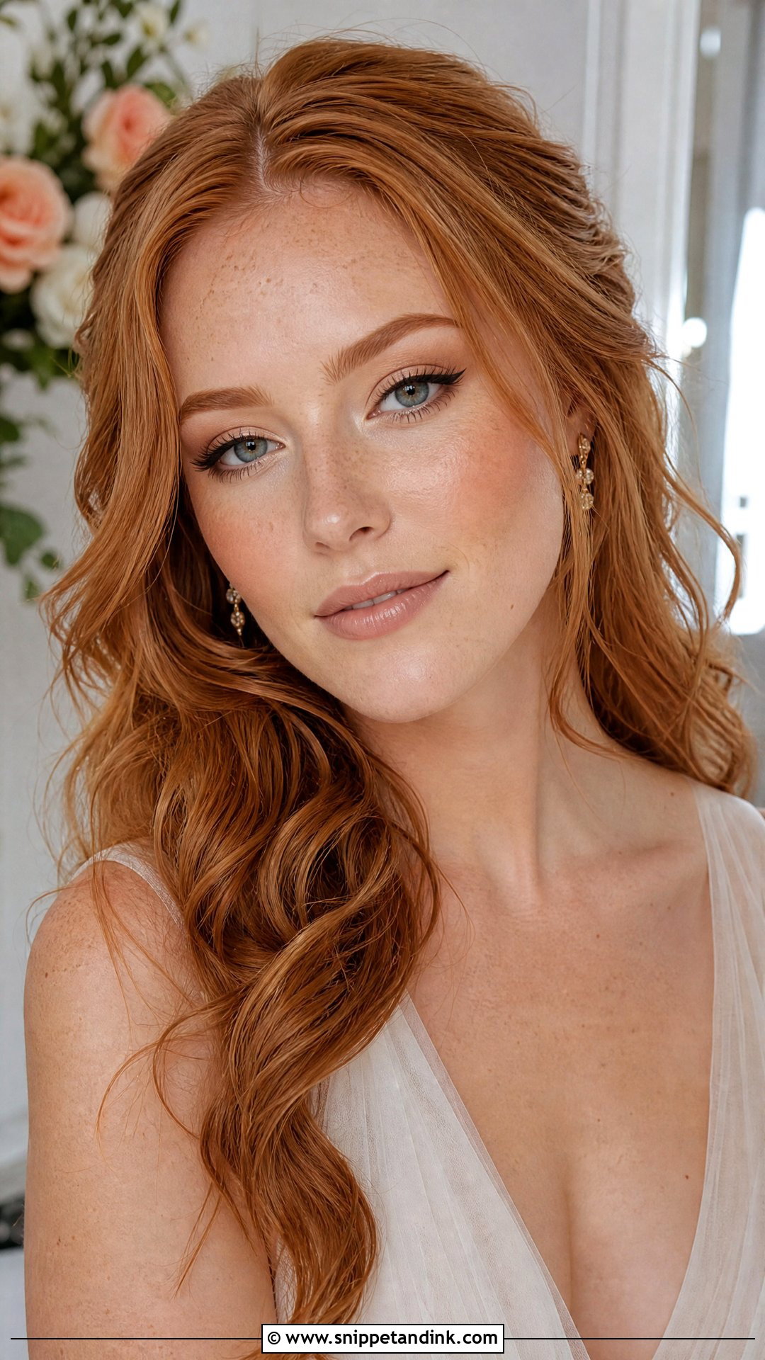Peach Wedding Makeup for Redheads - Snippet and Ink - 20 Wedding Makeup for Redheads
