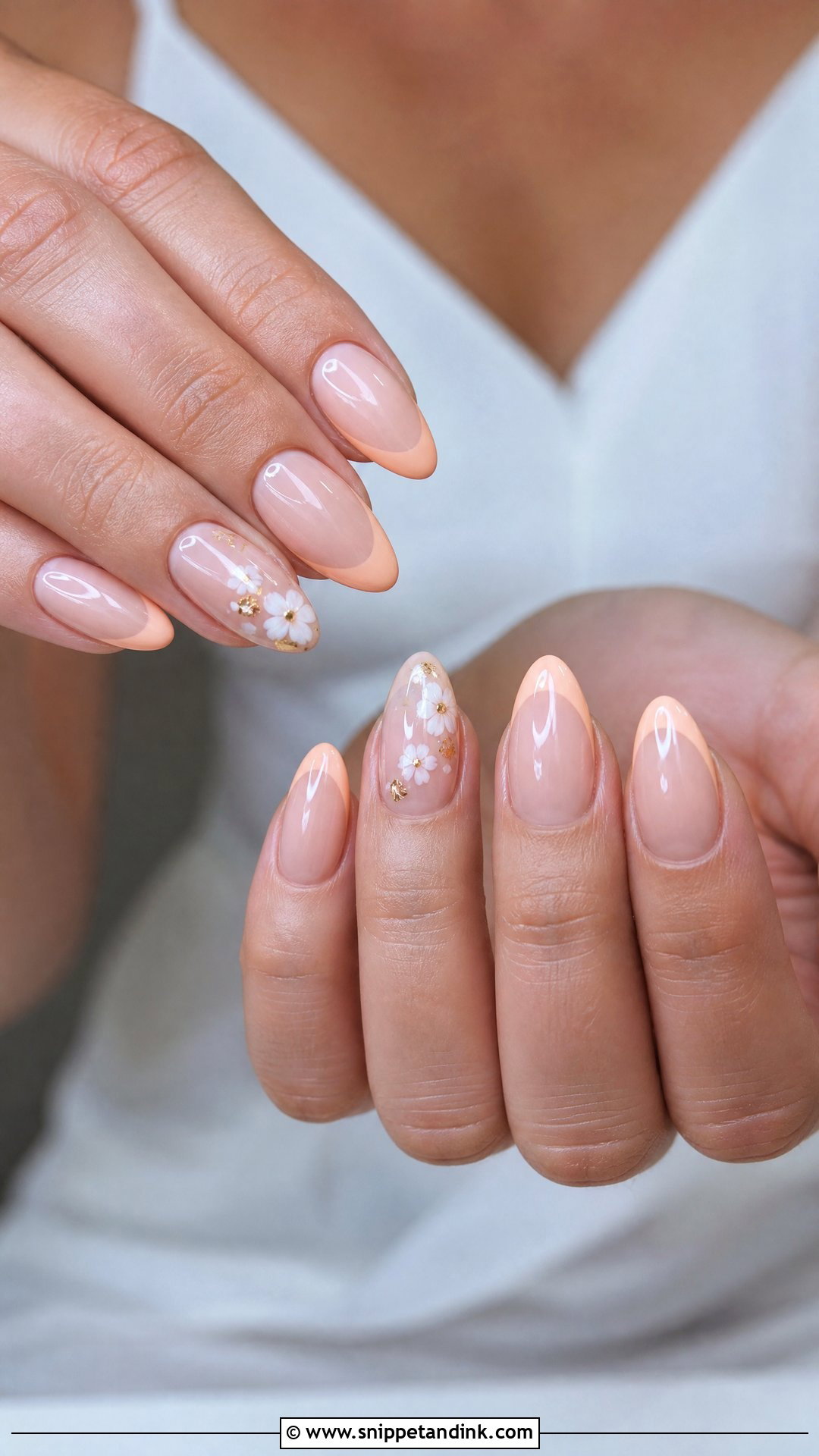 Peach Wedding Nails - Snippet and Ink - 25 Fun Wedding Nails