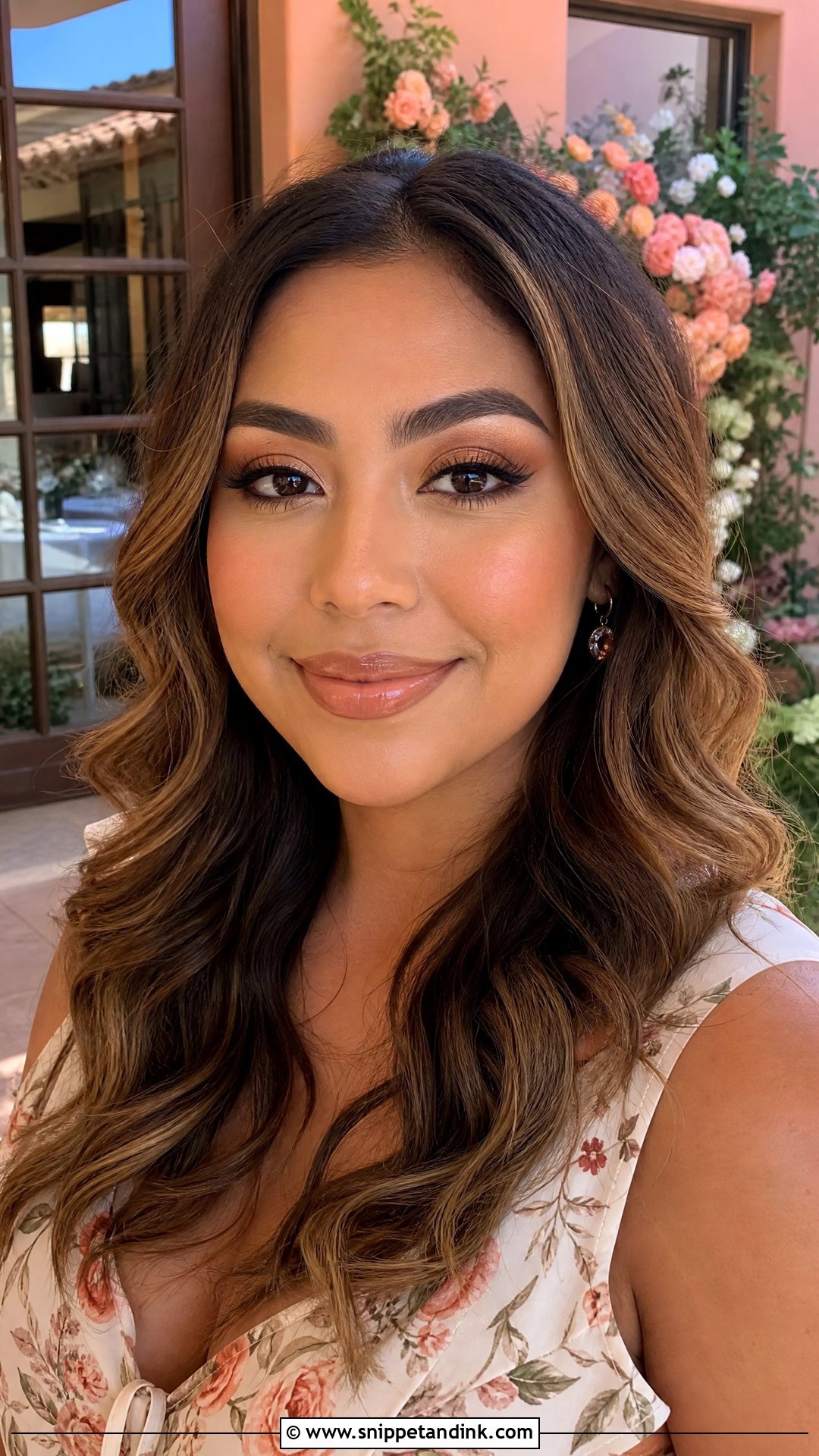 Peach Wedding Party Makeup - Snippet and Ink - 25 Makeup for Wedding Party Ideas