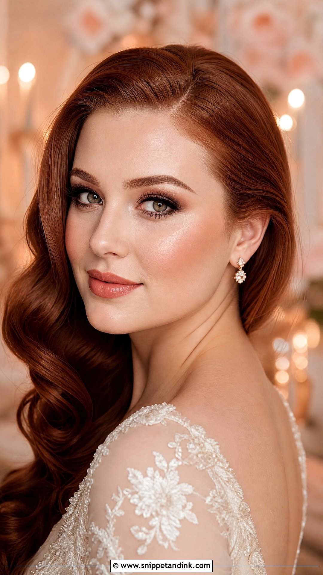 Peach Winter Wedding Makeup - Snippet and Ink - 20 Peachy Wedding Makeup Ideas