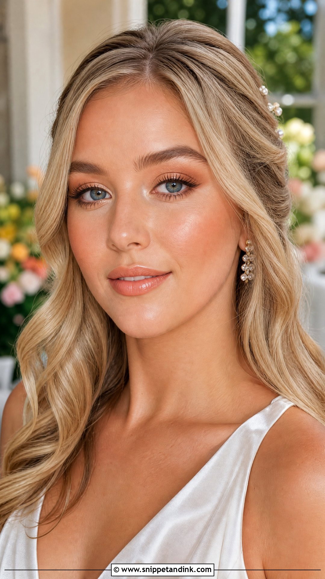 Peachy Natural Bridal Makeup - Snippet and Ink - 20 Soft Natural Bridal Makeup Ideas