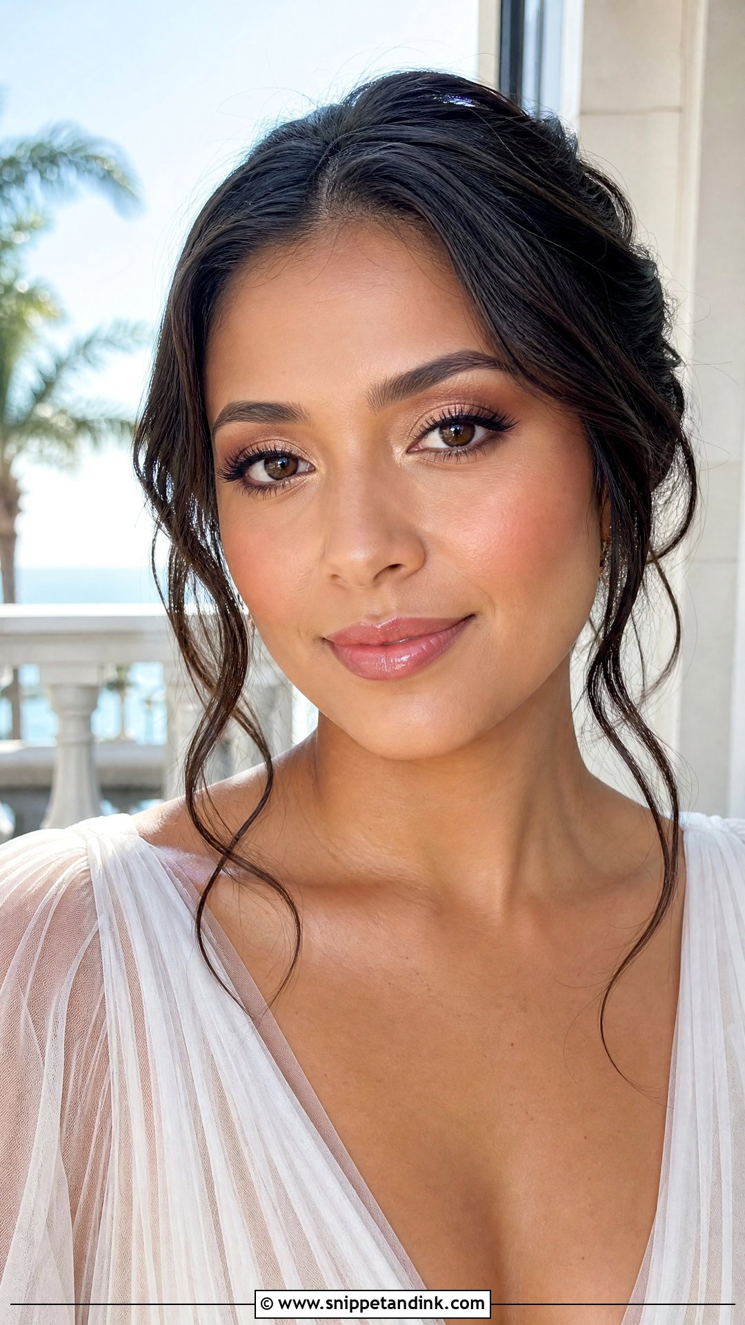 Peachy Natural Wedding Makeup For Brown Eyes - Snippet and Ink - 20 Natural Wedding Makeup for Brown Eyes and Brunettes Dark Hair
