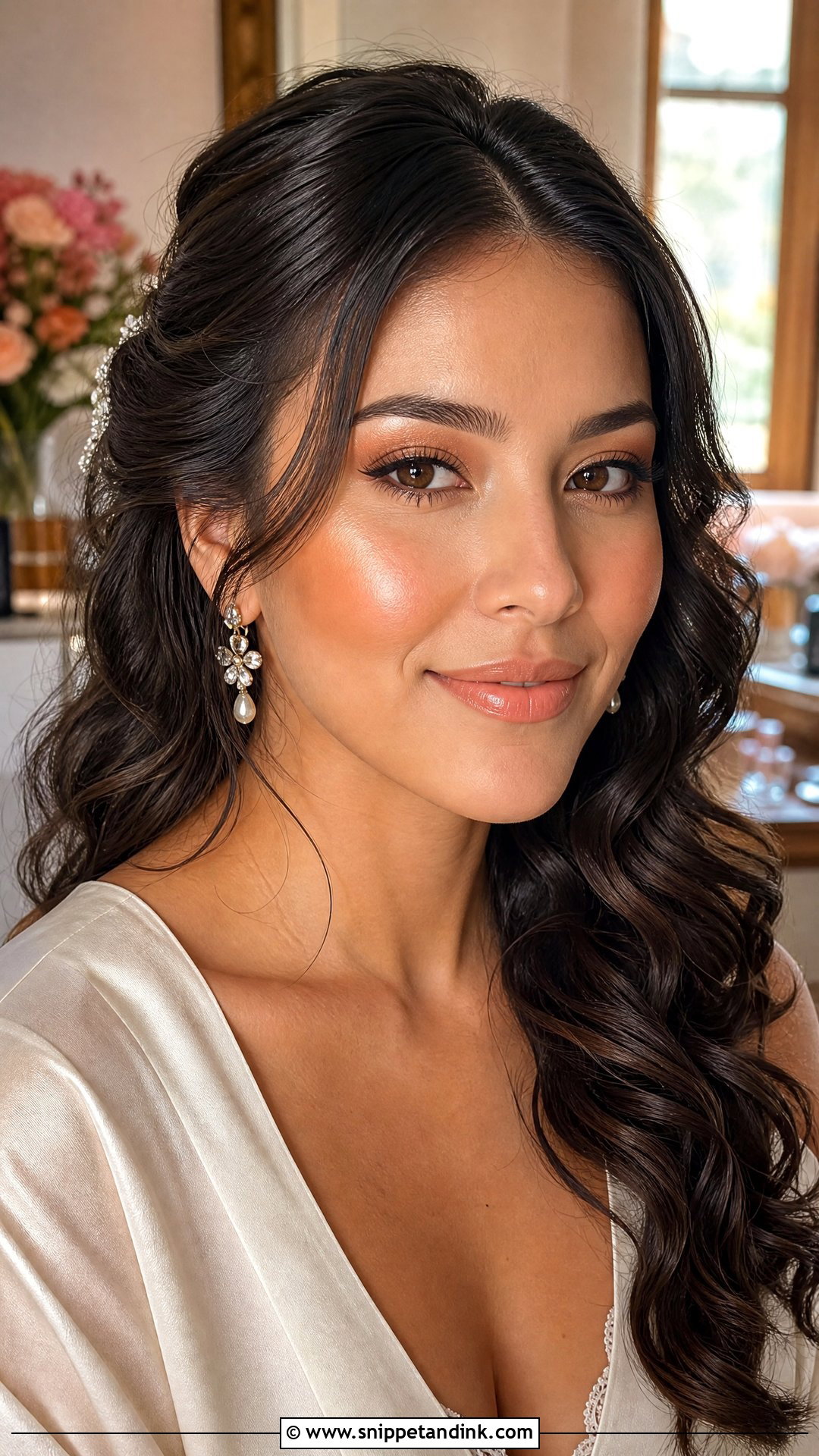 Peachy Natural Wedding Makeup - Snippet and Ink - 25 Natural Glowy Wedding Makeup Ideas