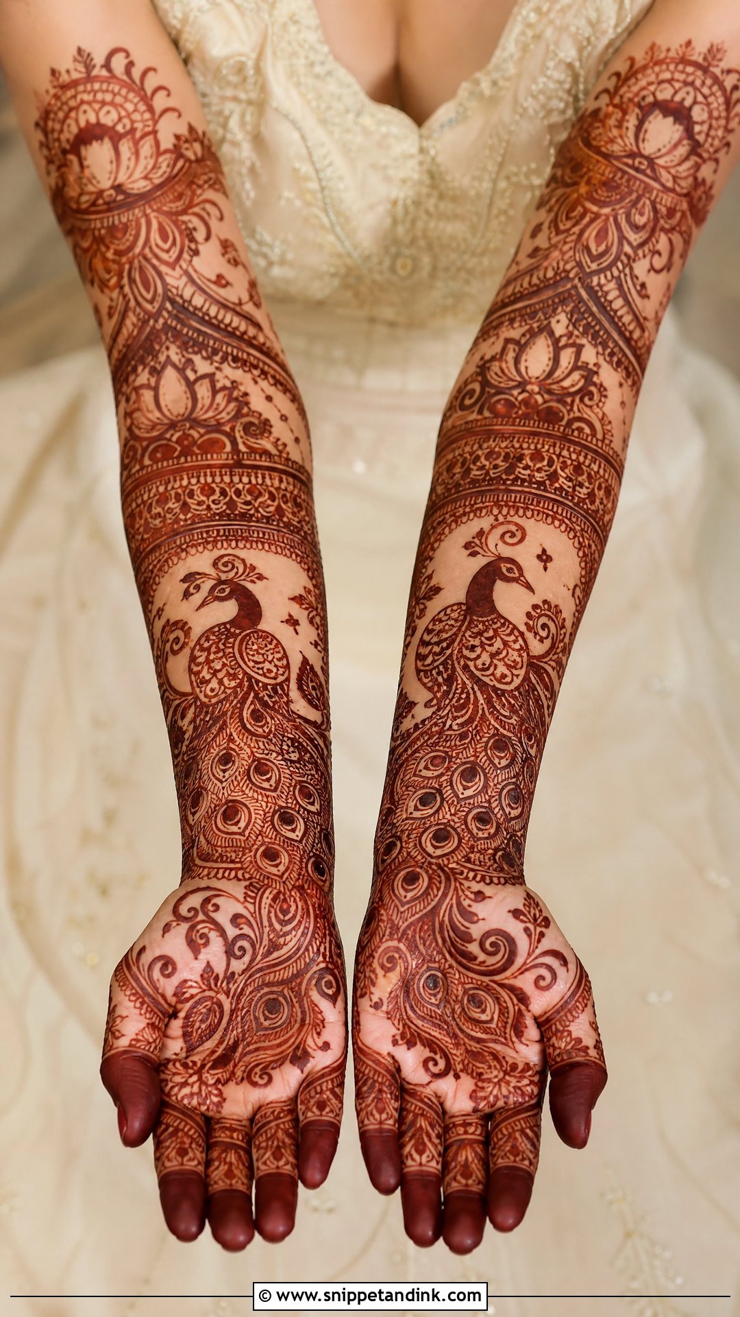 Peacock Bridal Mehndi - Snippet and Ink - 25 Mehandi Look for Bride Ideas
