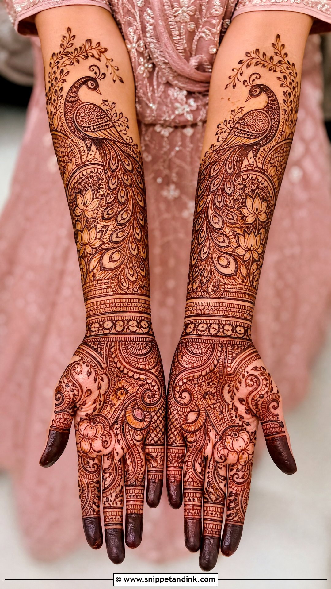Peacock Bridal Mehndi Design - Snippet and Ink - 25 Bride Mehndi Designs Indian Weddings