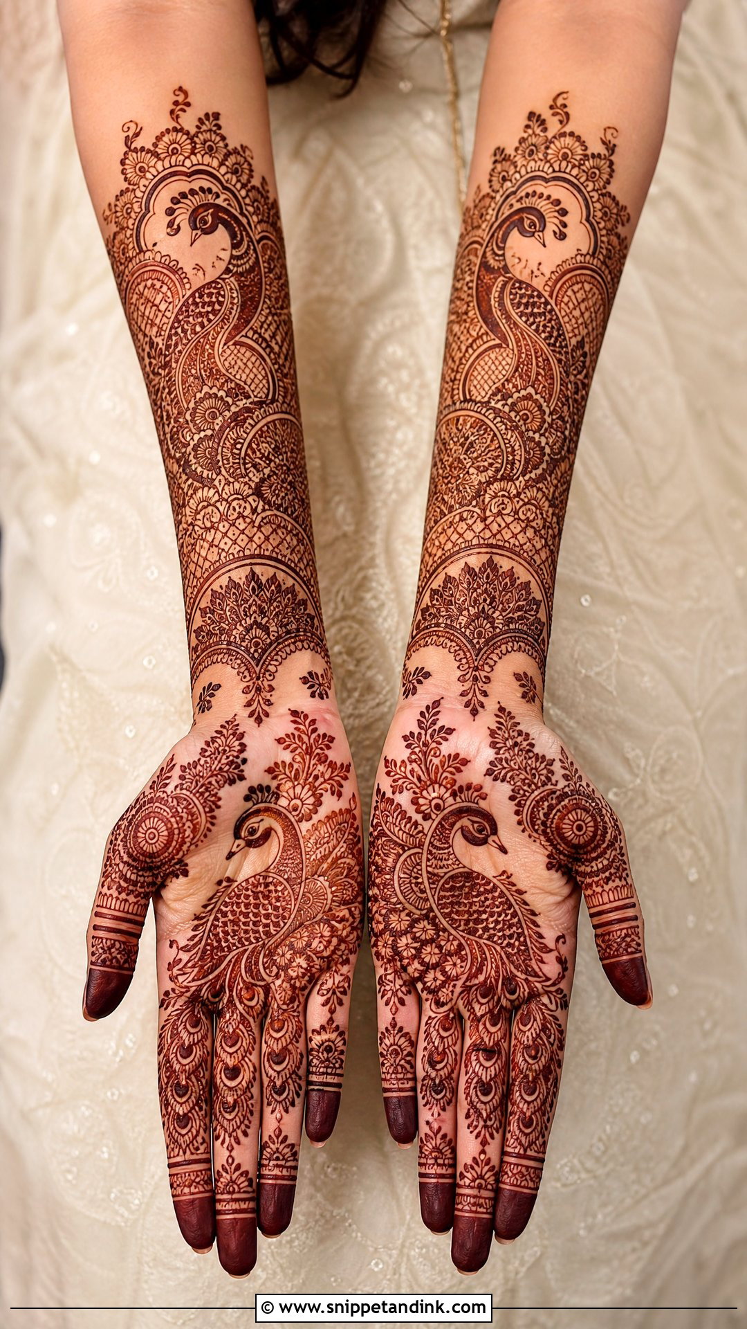 Peacock Bridal Mehndi Design - Snippet and Ink - 25 Dulhan Bridal Henna Mehndi Designs