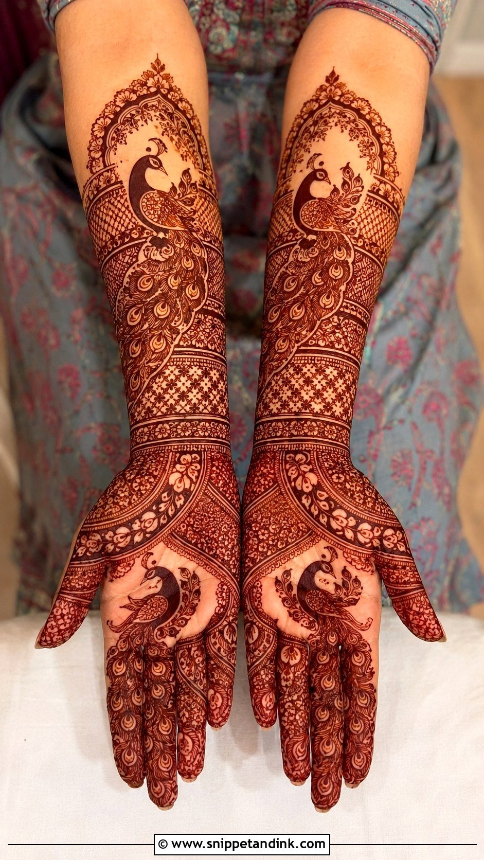 Peacock Bridal Mehndi Design - Snippet and Ink - 30 Bridal Wedding Mehendi Designs