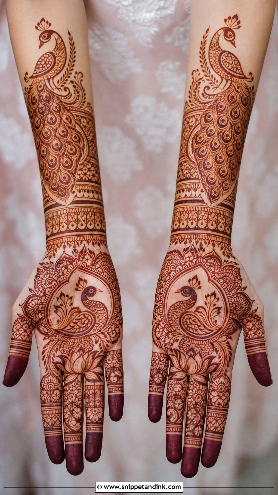Peacock Bridal Mehndi Design - Snippet and Ink - 30 Bridal Wedding Mehndi Designs