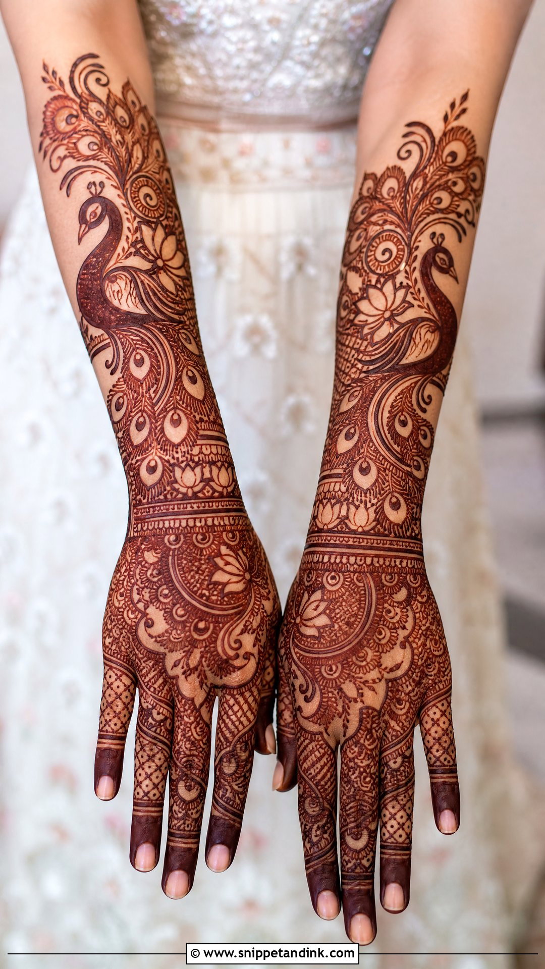 Peacock Bridal Mehndi Design - Snippet and Ink - 20 Bridal Mehndi Designs Brides