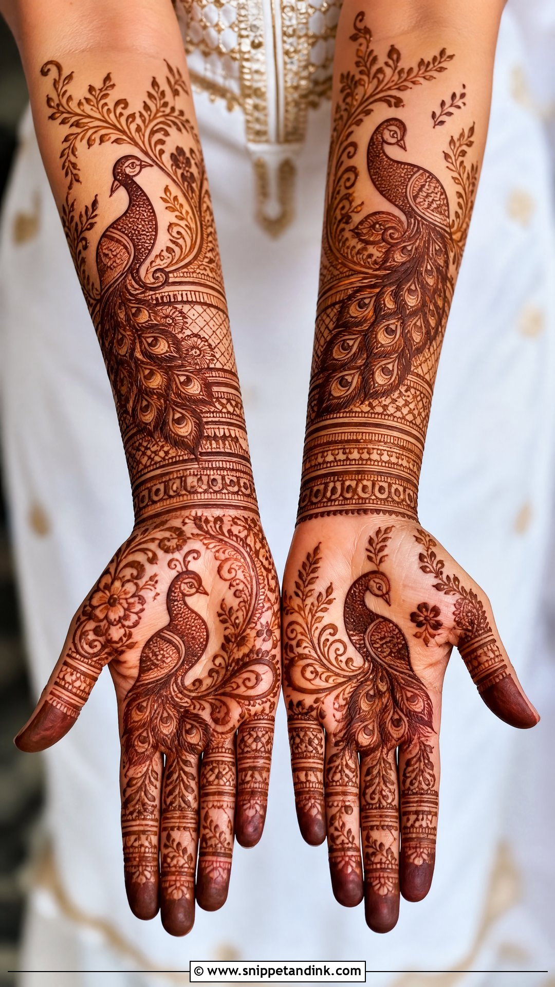 Peacock Bridal Mehndi Design - Snippet and Ink - 30 Unique Bridal Mehndi Designs Indian Weddings