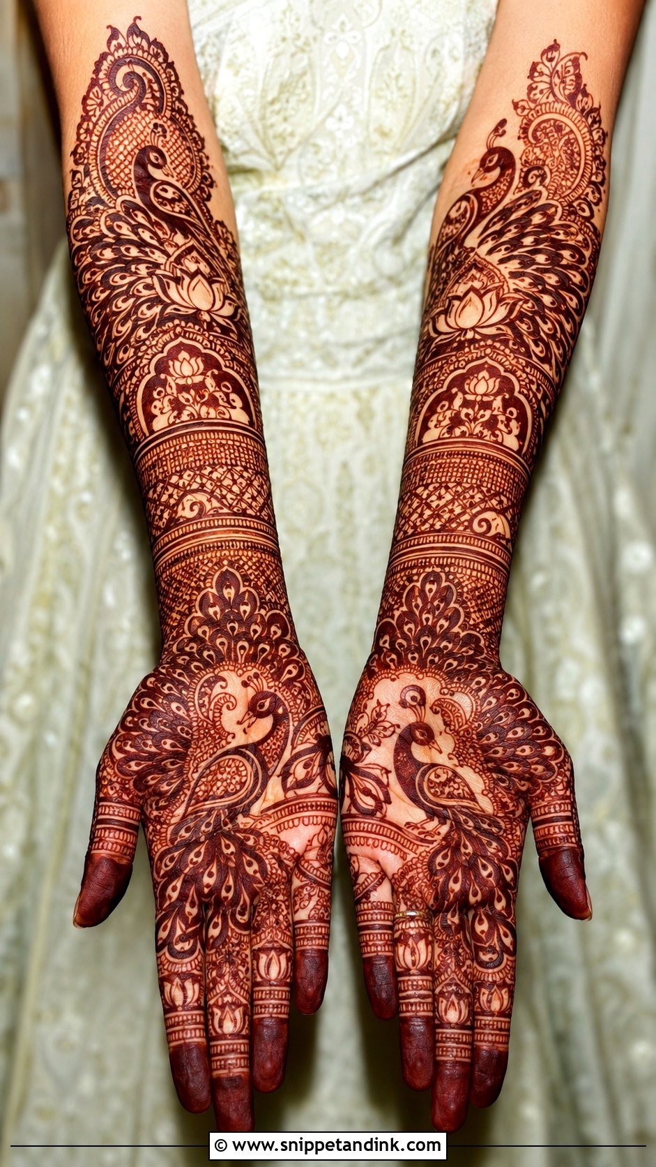 Peacock Bridal Mehndi Design - Snippet and Ink - 35 Latest Bridal Mehndi Designs Weddings