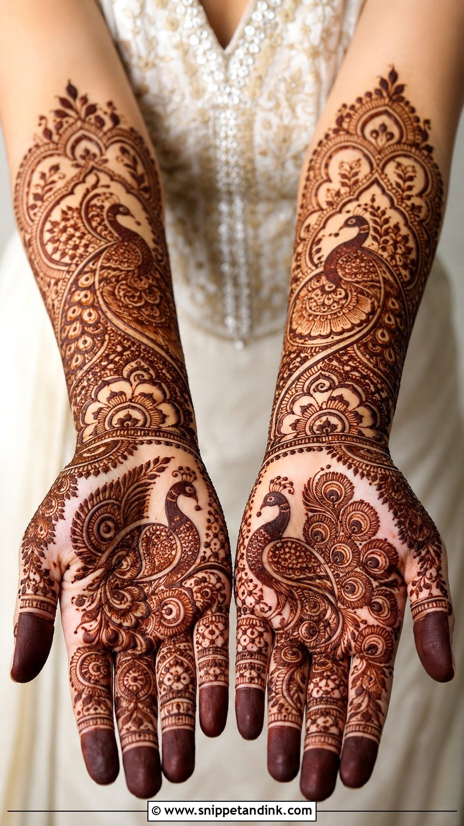 Peacock Bridal Mehndi Design - Snippet and Ink - 35 New Bridal Mehndi Designs