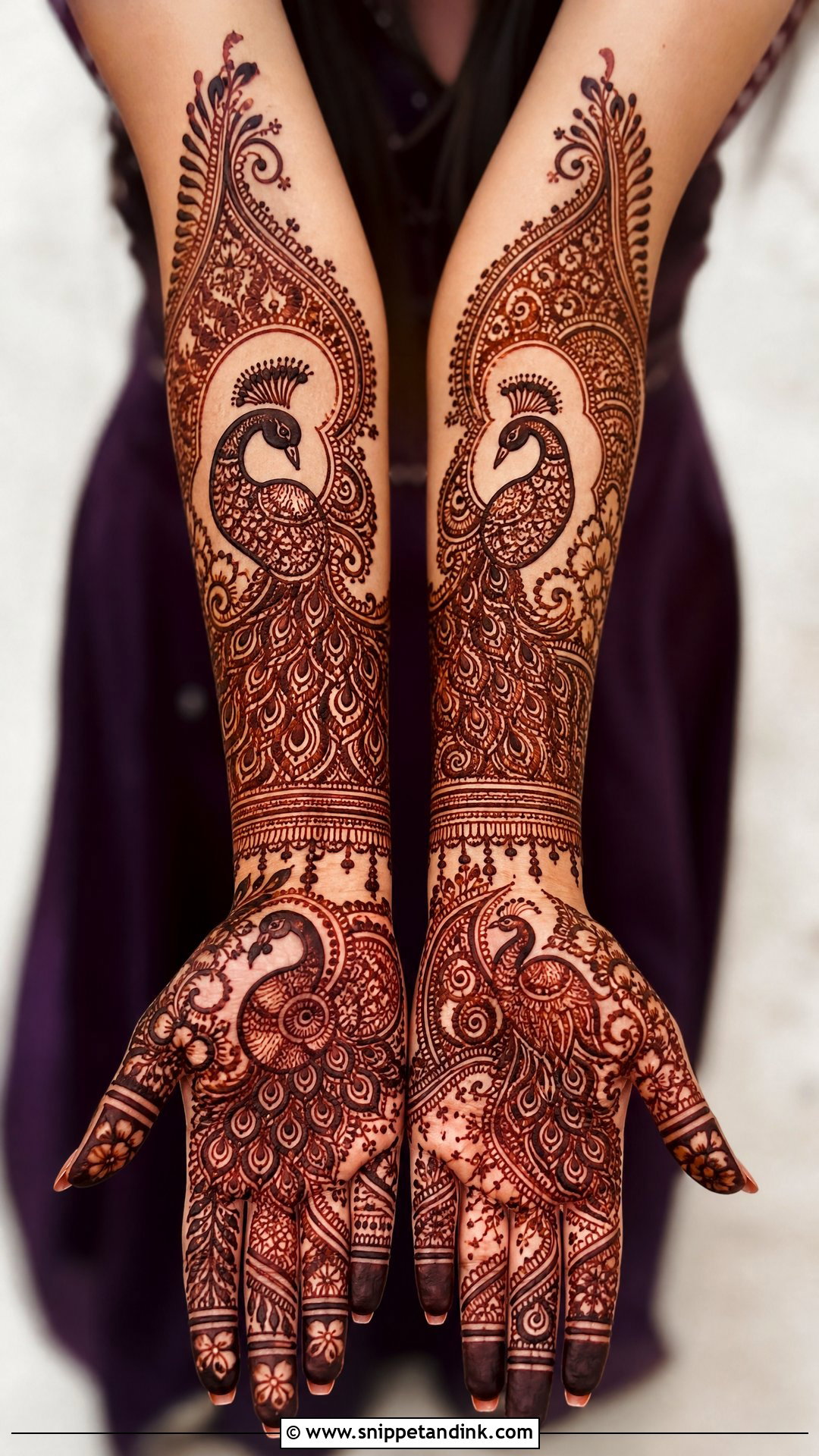 Peacock Bridal Mehndi Design - Snippet and Ink - 20 Bridal Wedding Mehndi Designs Brides