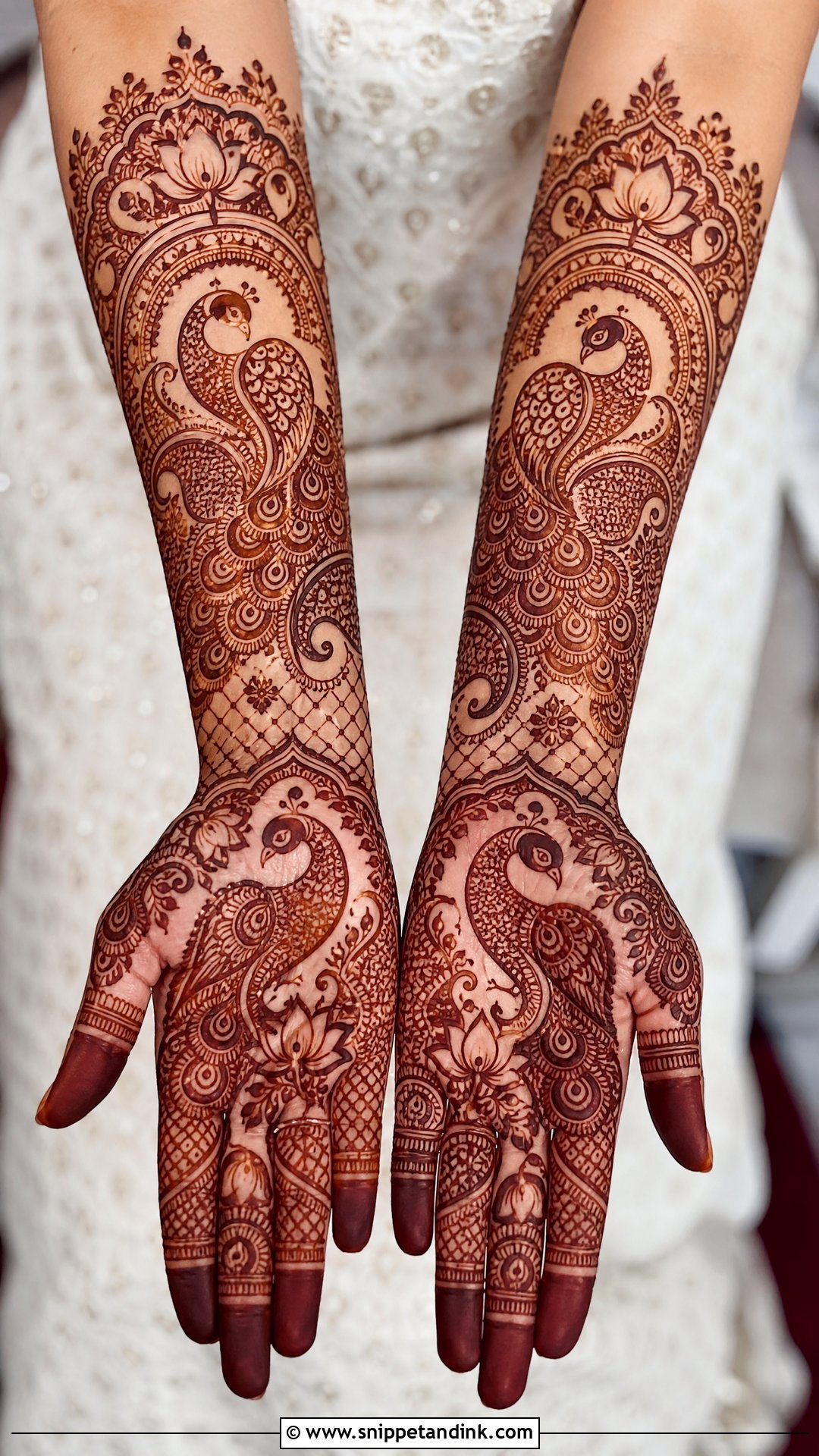 Peacock Bridal Sister Mehndi Design - Snippet and Ink - 25 Bridal Sister Mehndi Design Ideas