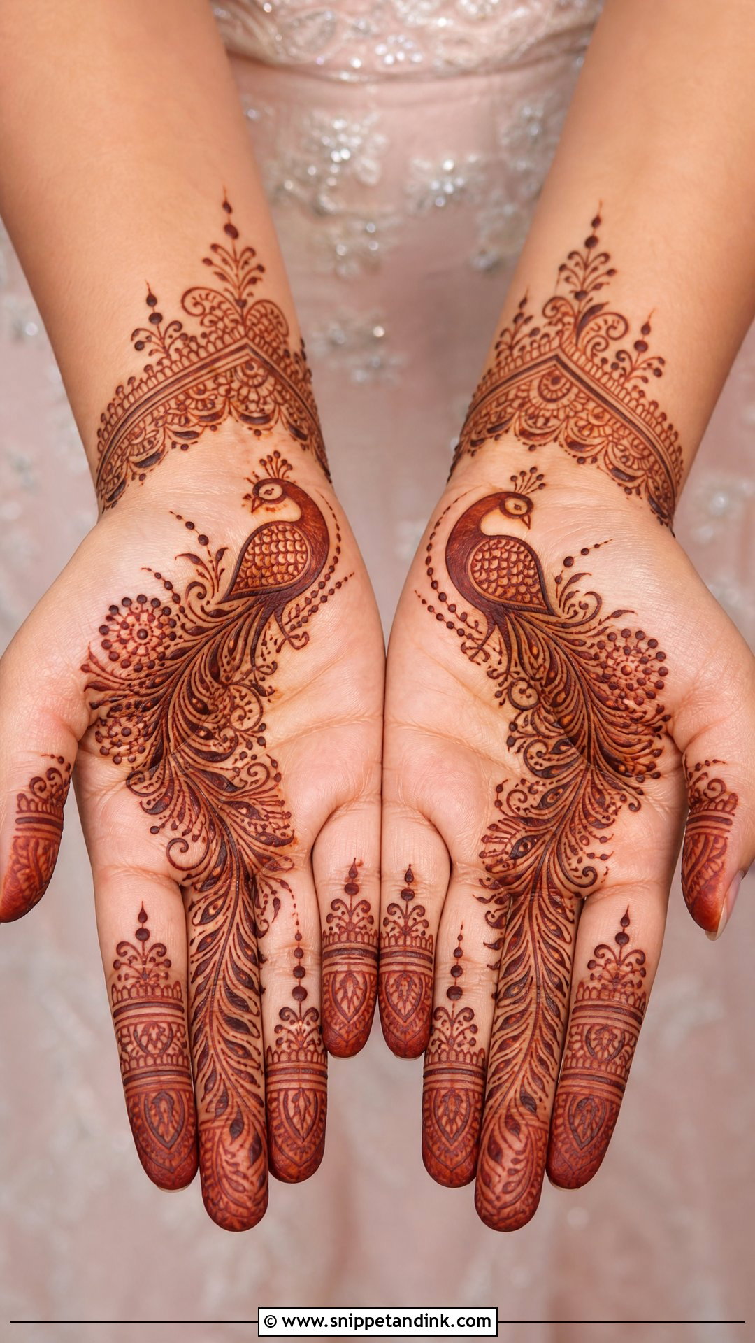 Peacock Groom Mehndi Design - Snippet and Ink - 25 Simple Groom Mehndi Design for Men Ideas