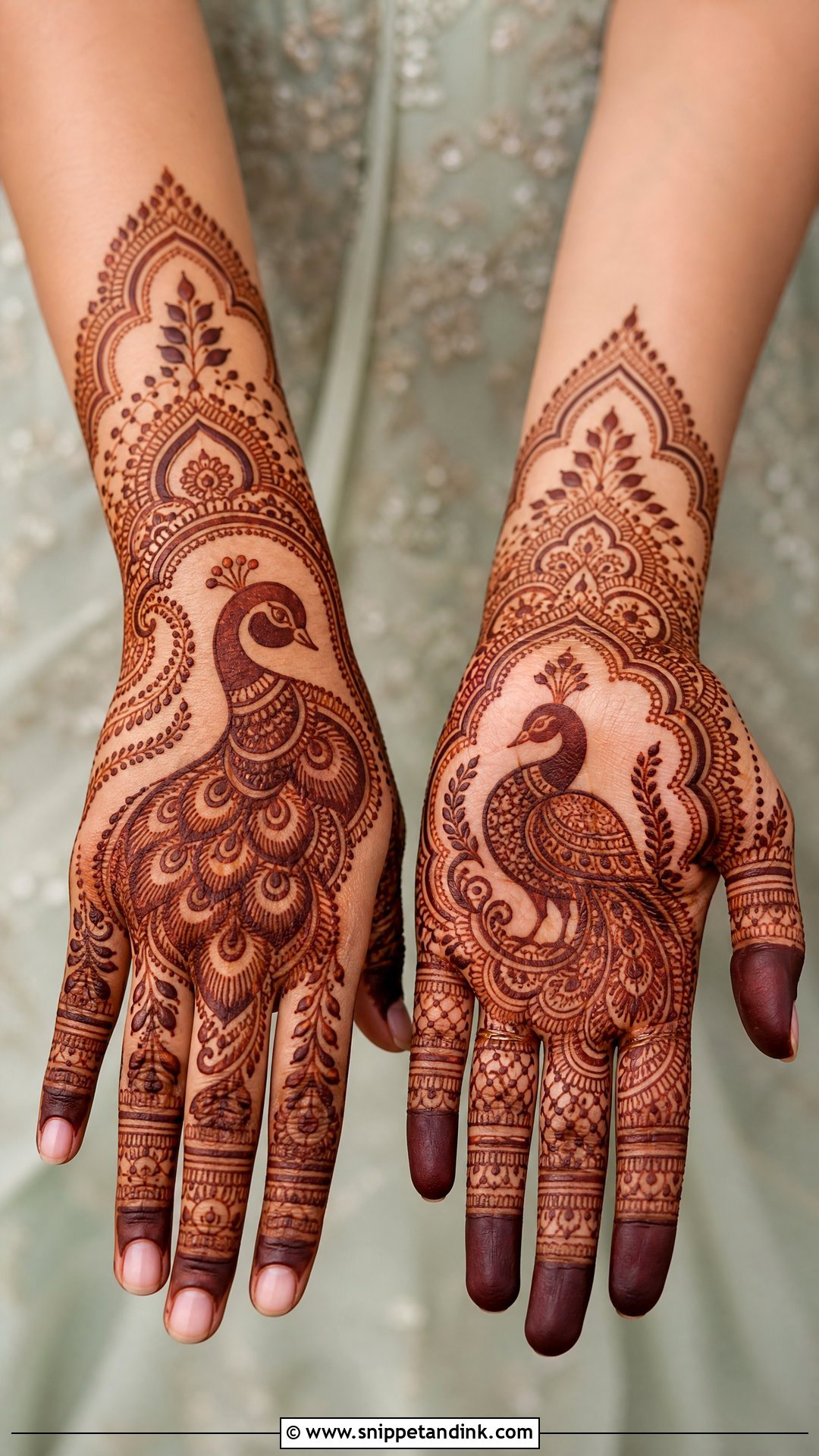 Peacock Groom Mehndi Design - Snippet and Ink - 30 Mehndi Designs for Groom for Men