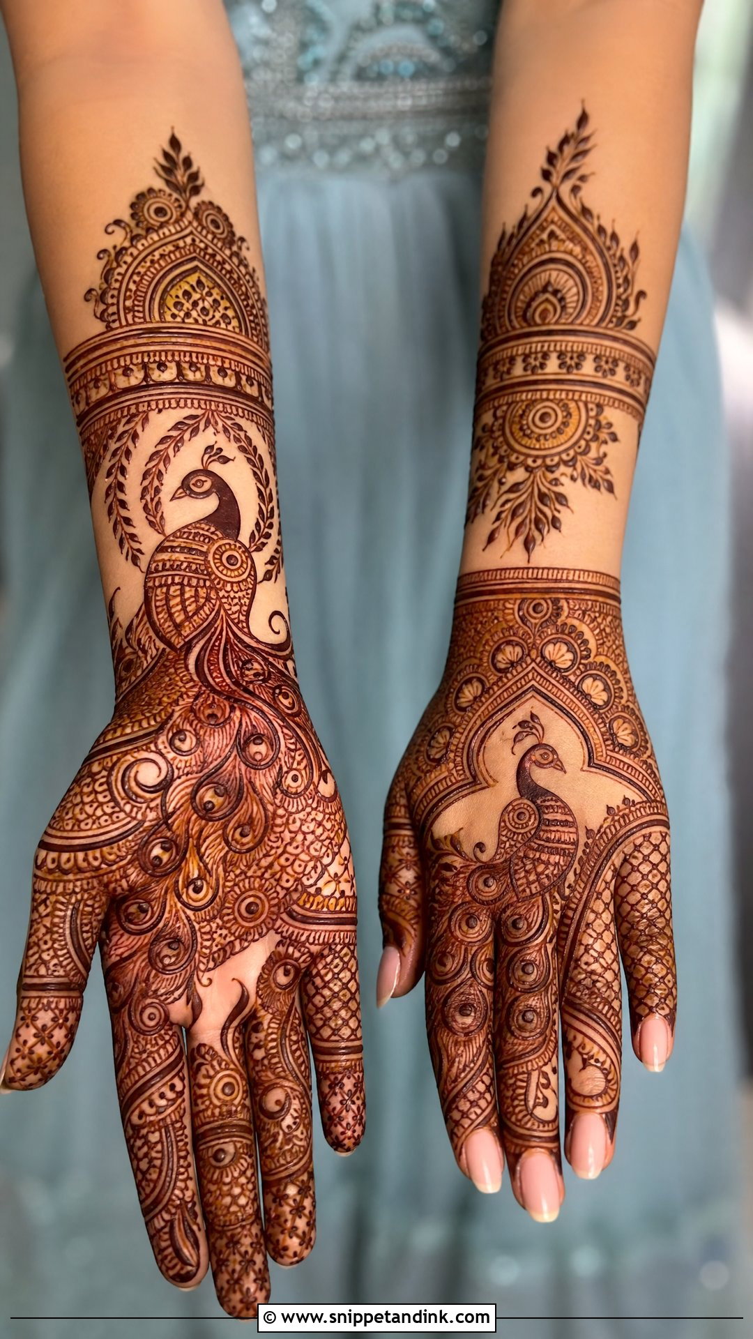 Peacock Groom Mehndi Design - Snippet and Ink - 20 Bridegroom Mehndi Designs