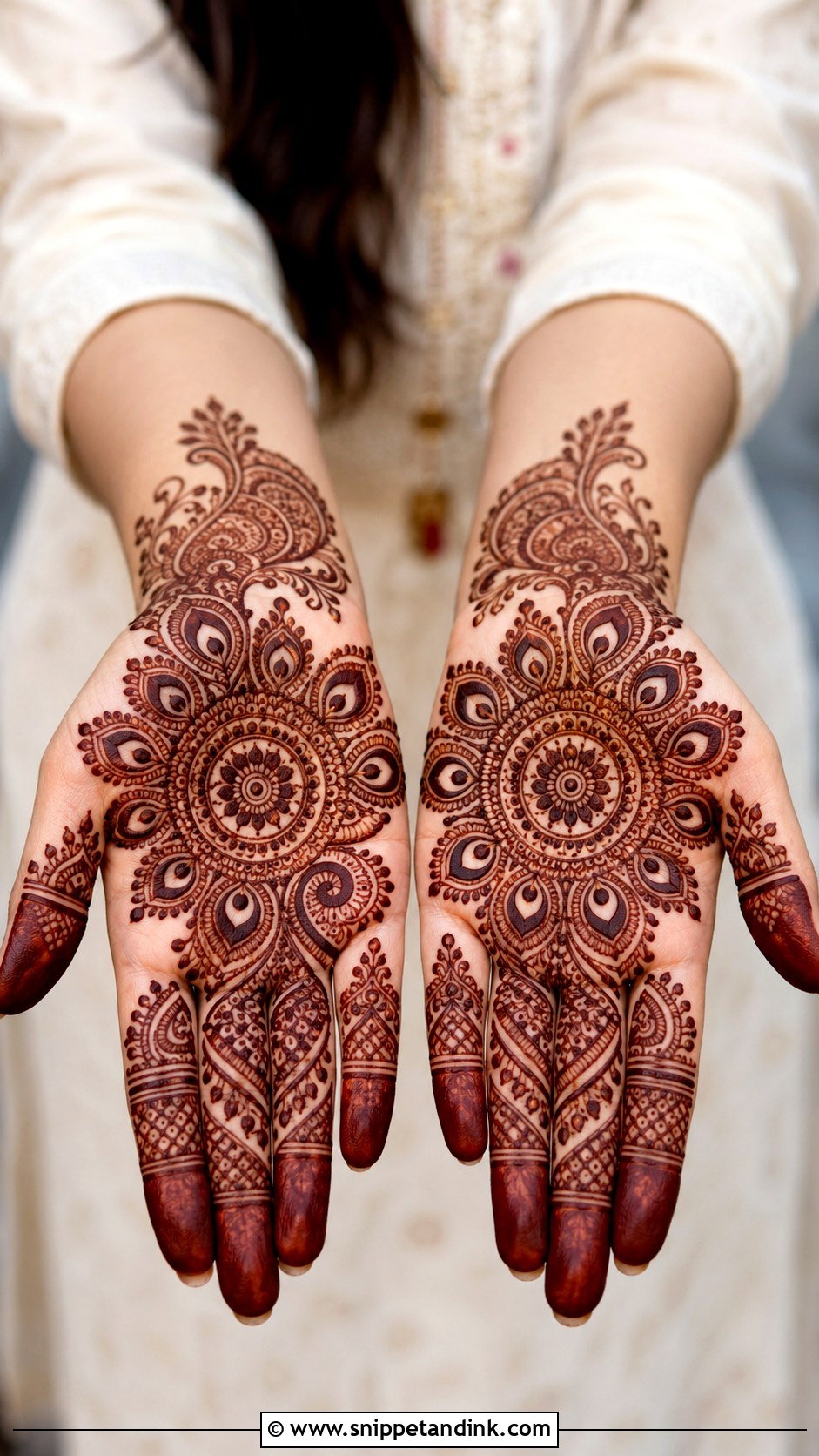 Peacock Mandala Mehndi Design - Snippet and Ink - 35 Mandala Mehndi Design Ideas