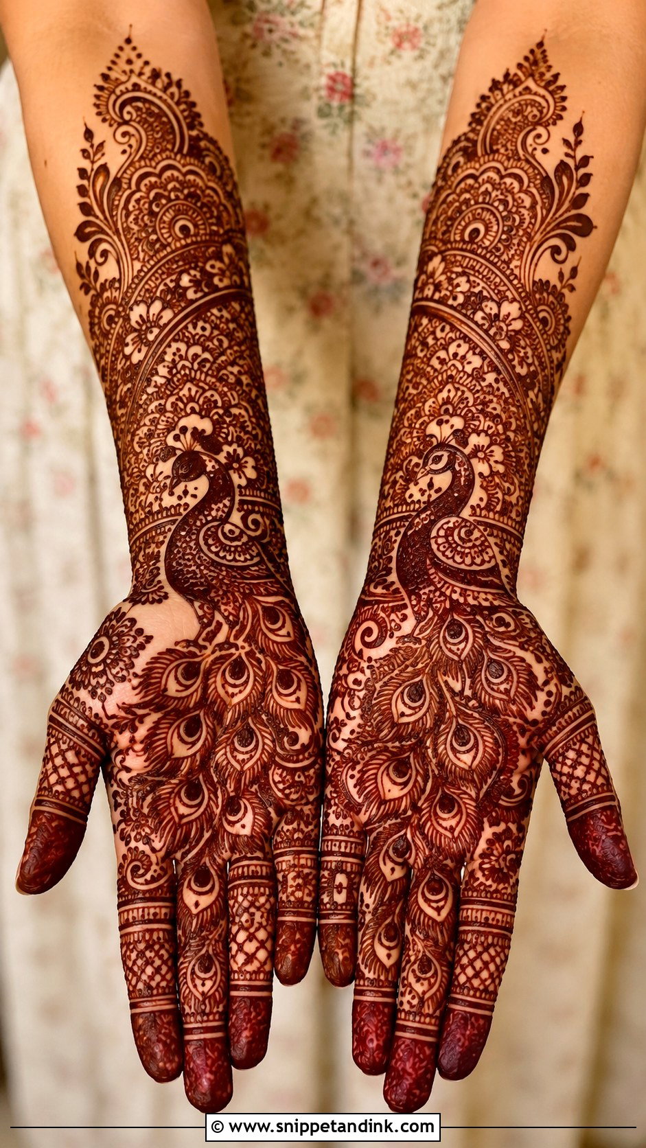 Peacock Mehndi Design - Snippet and Ink - 35 Mehndi Design Pictures Ideas