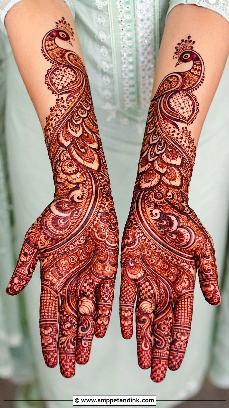 Peacock Mehndi Design - Snippet and Ink - 35 New Latest Mehndi Design Ideas
