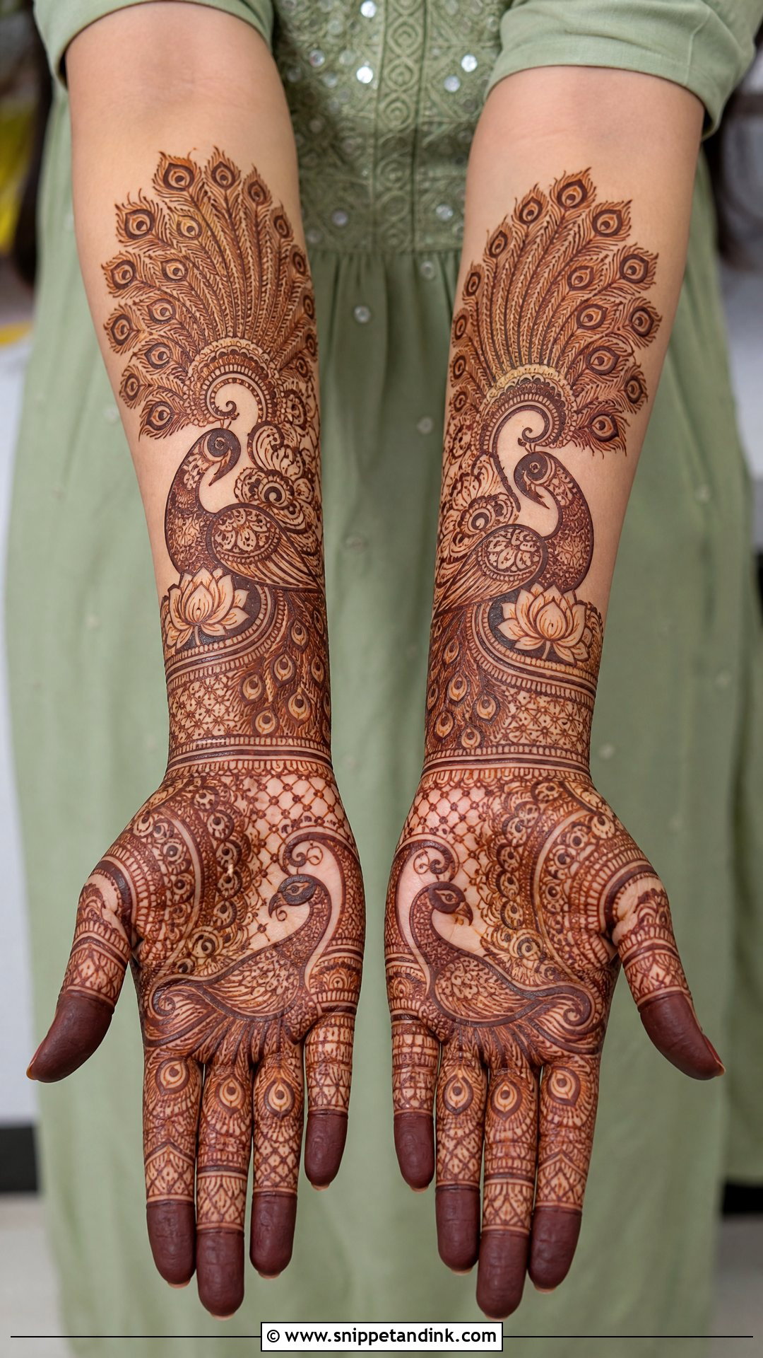 Peacock Mehndi Design - Snippet and Ink - 35 Unique Mehndi Designs