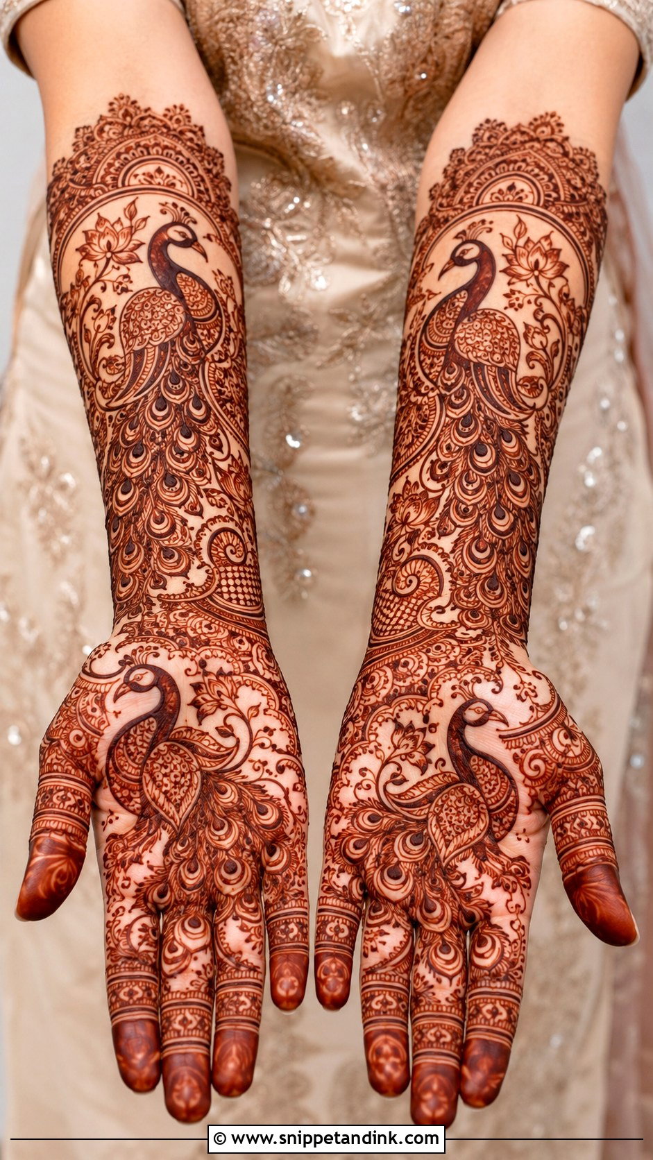 Peacock Mehndi Design - Snippet and Ink - 35 Best Mehndi Designs