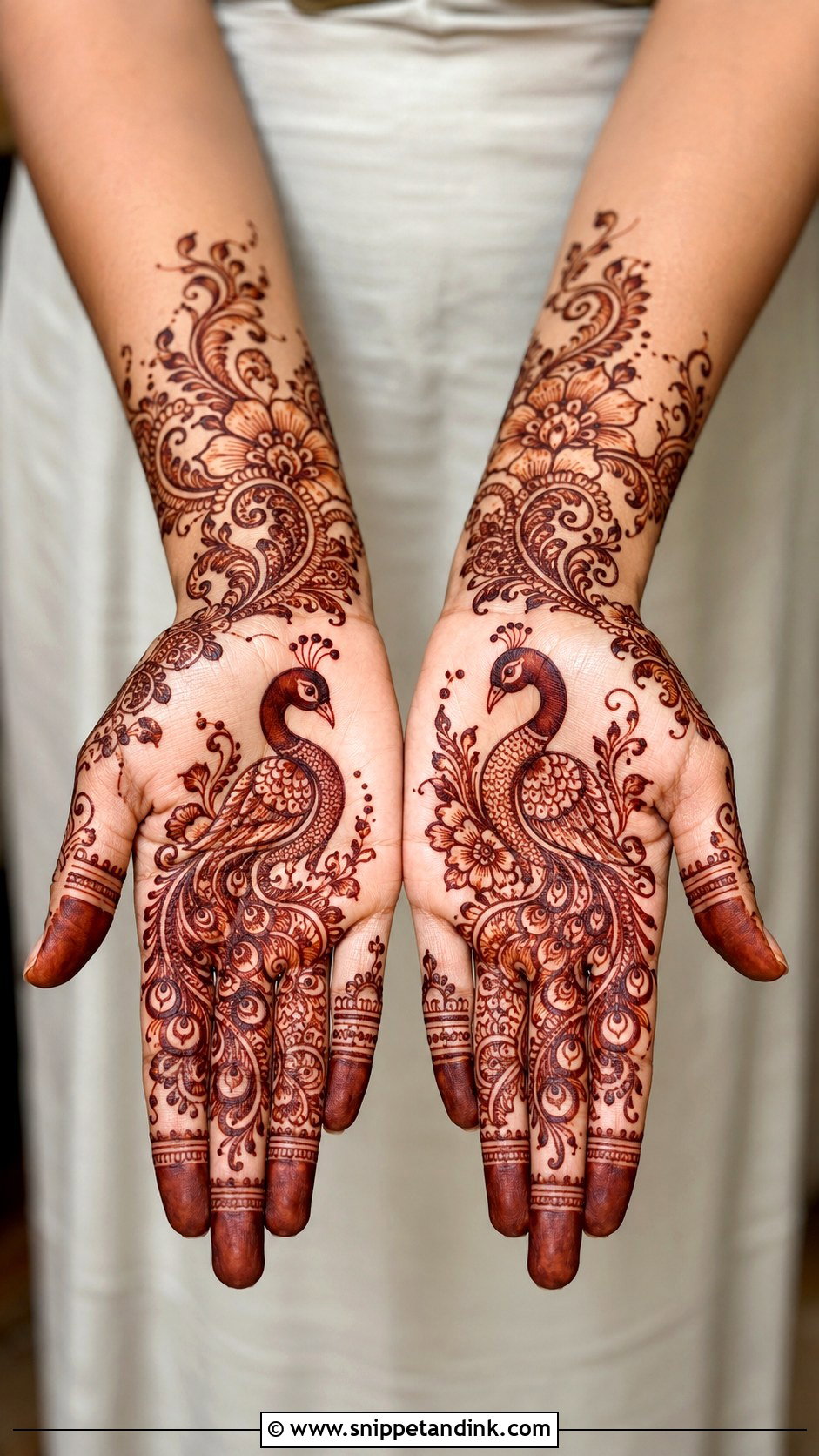 Peacock Mehndi Design - Snippet and Ink - 35 Latest Mehndi Designs