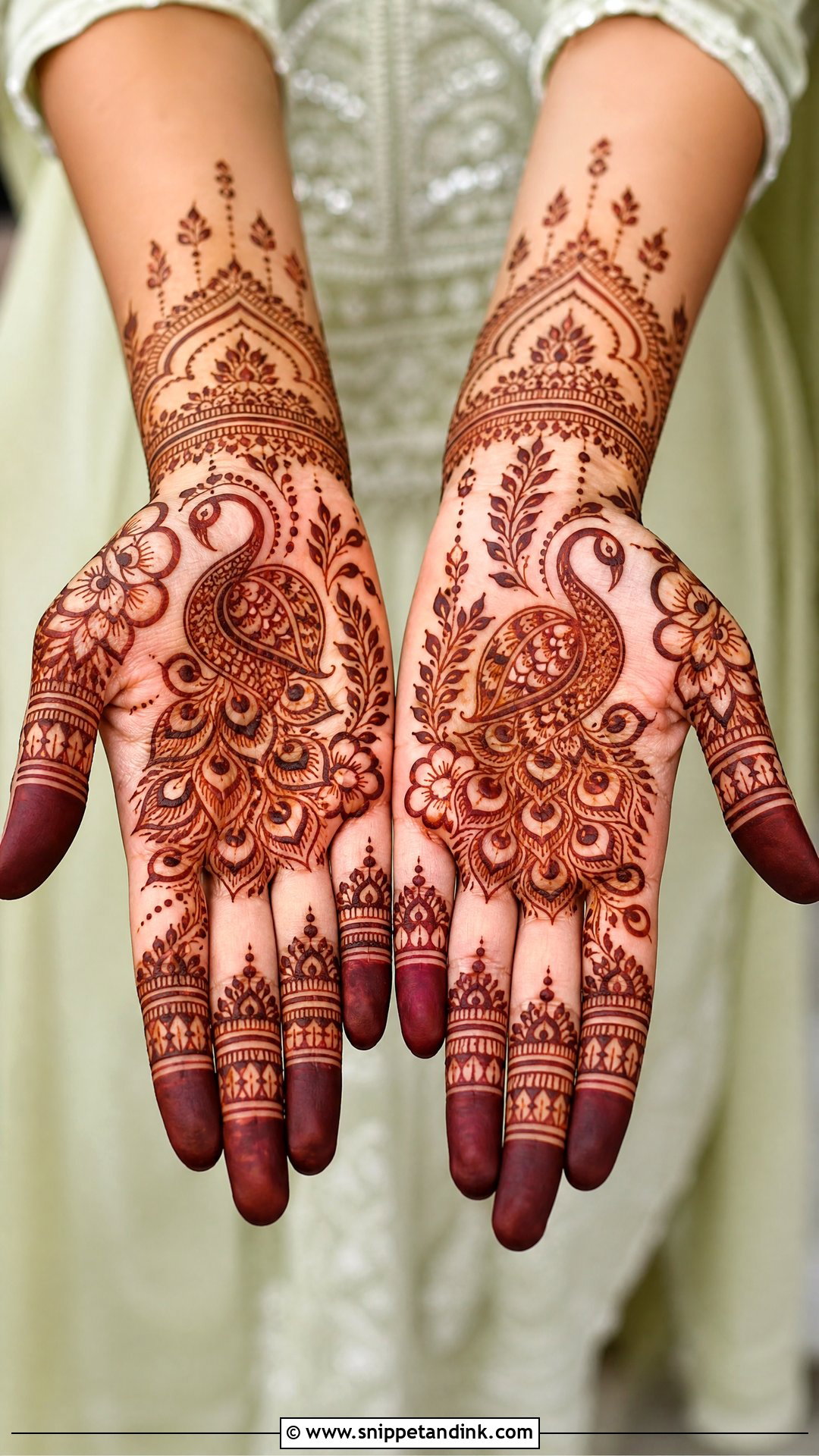 Peacock Mehndi Design For Bridesmaid - Snippet and Ink - 25 Mehndi Designs for Bridesmaid