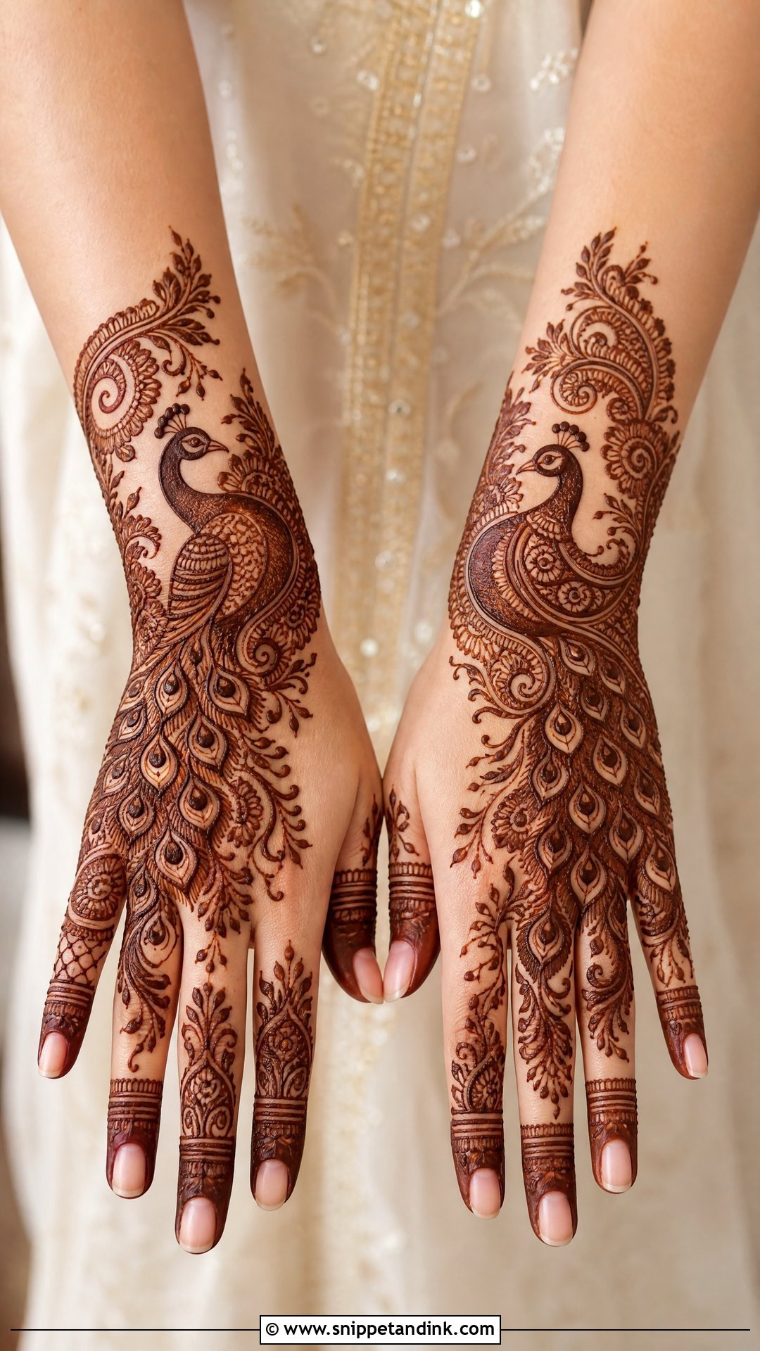 Peacock Mehndi Design For Marriage - Snippet and Ink - 25 Mehndi Designs for Marriage