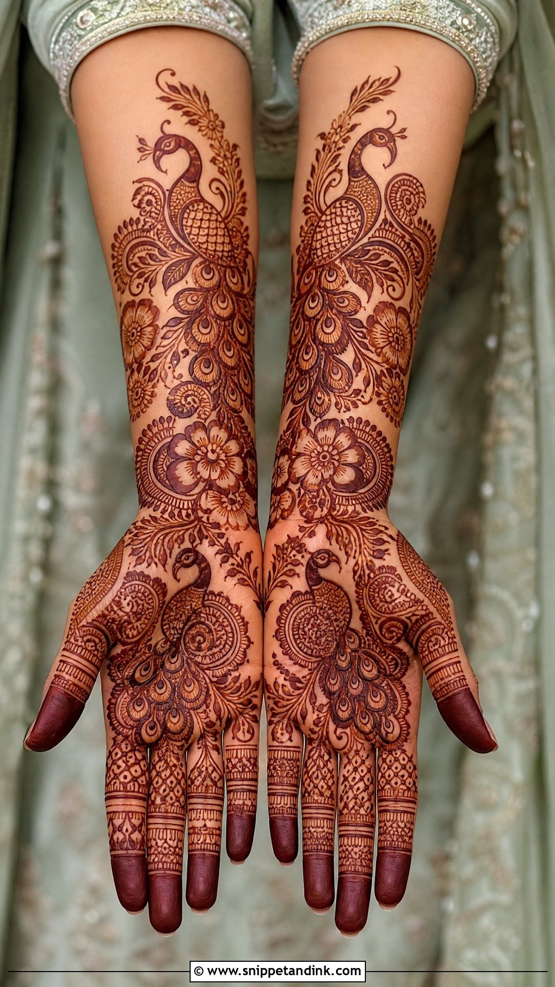 Peacock Muslim Bridal Mehndi Design - Snippet and Ink - 20 Bridal Mehndi Designs Muslim Bride