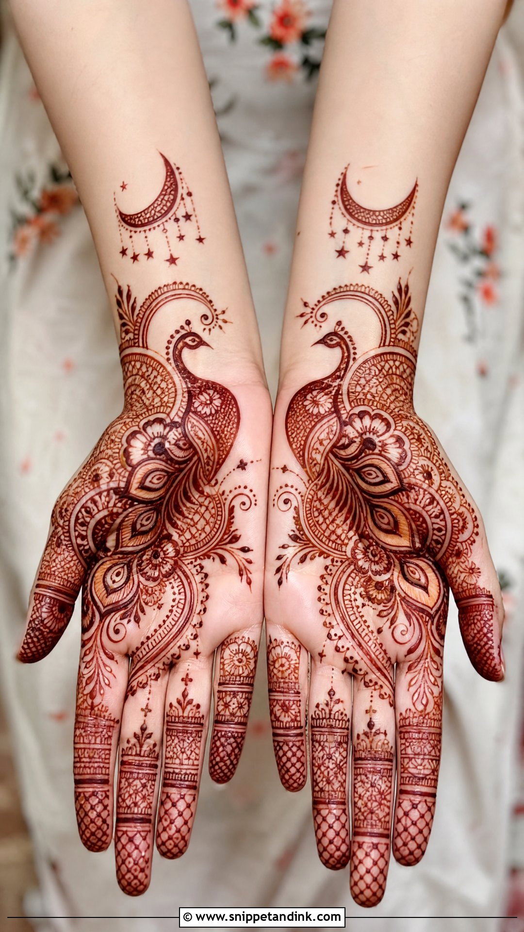 Peacock Ramzan Mehndi Design - Snippet and Ink - 30 Ramzan Mehndi Design Ideas