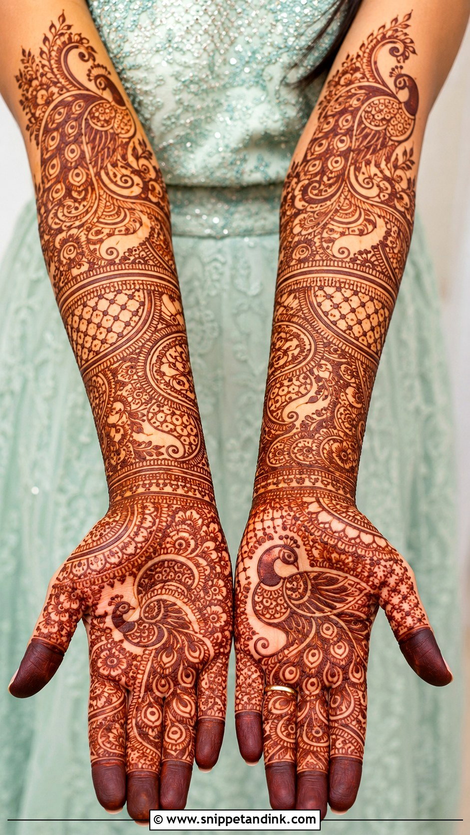 Peacock Wedding Mehndi Design - Snippet and Ink - 35 Latest Wedding Mehndi Designs