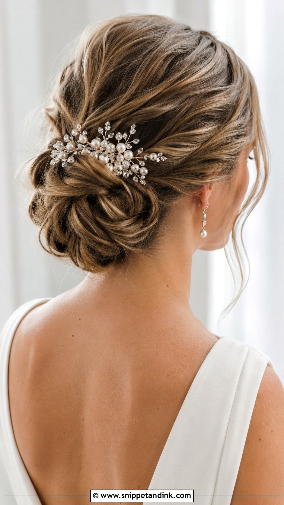 Pearl And Crystal Bridal Hair Comb - Snippet and Ink - 15 Pearl Bridal Hair Combs