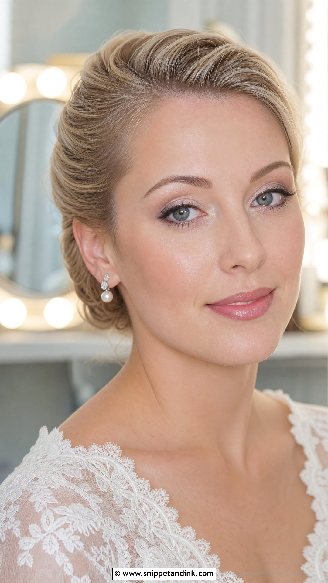 Pearl Bridal Eye Makeup - Snippet and Ink - 30 Bridal Eye Makeup Ideas