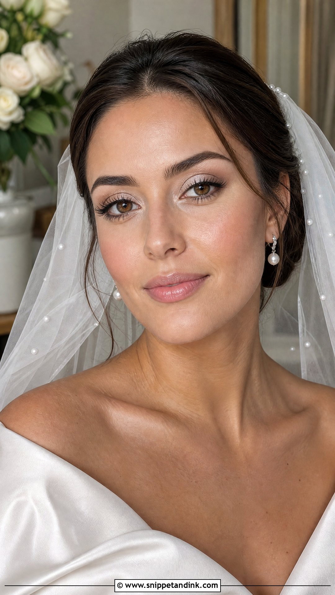 Pearl Bridal Eyeshadow - Snippet and Ink - 25 Bridal Eyeshadow Ideas