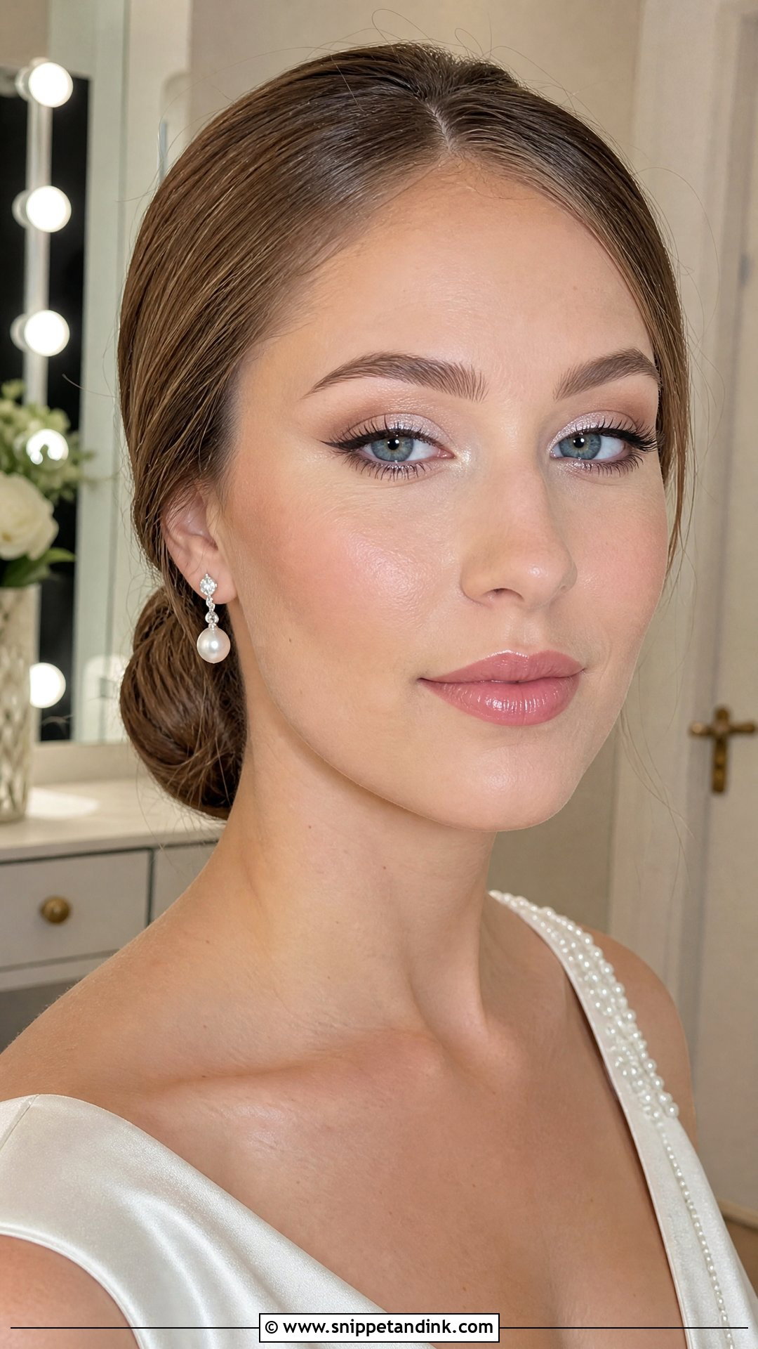 Pearl Bridal Eyeshadow - Snippet and Ink - 25 Bridal Eyeshadow Looks