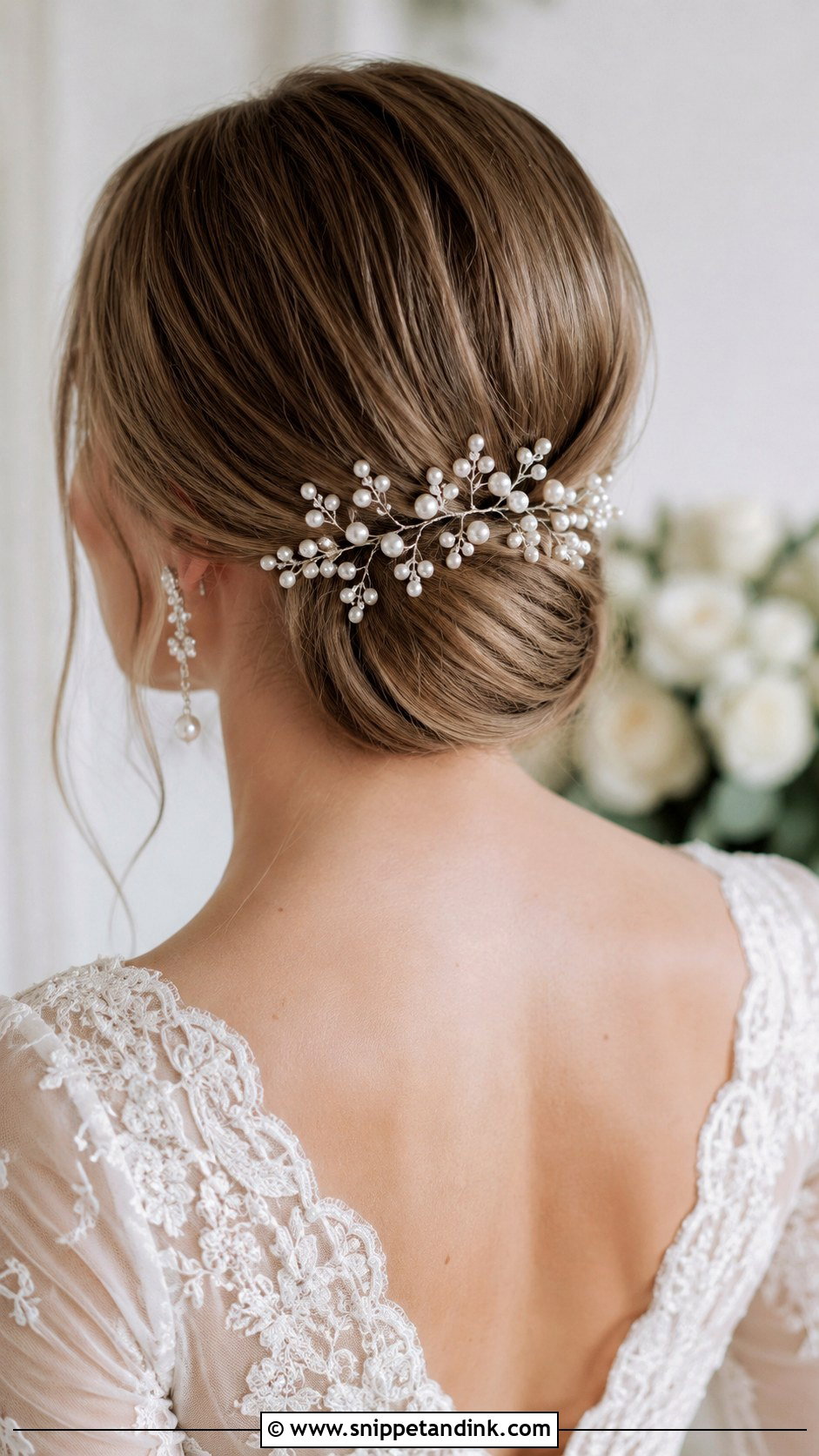 Pearl Bridal Hair Comb - Snippet and Ink - 25 Wedding Hair Pieces
