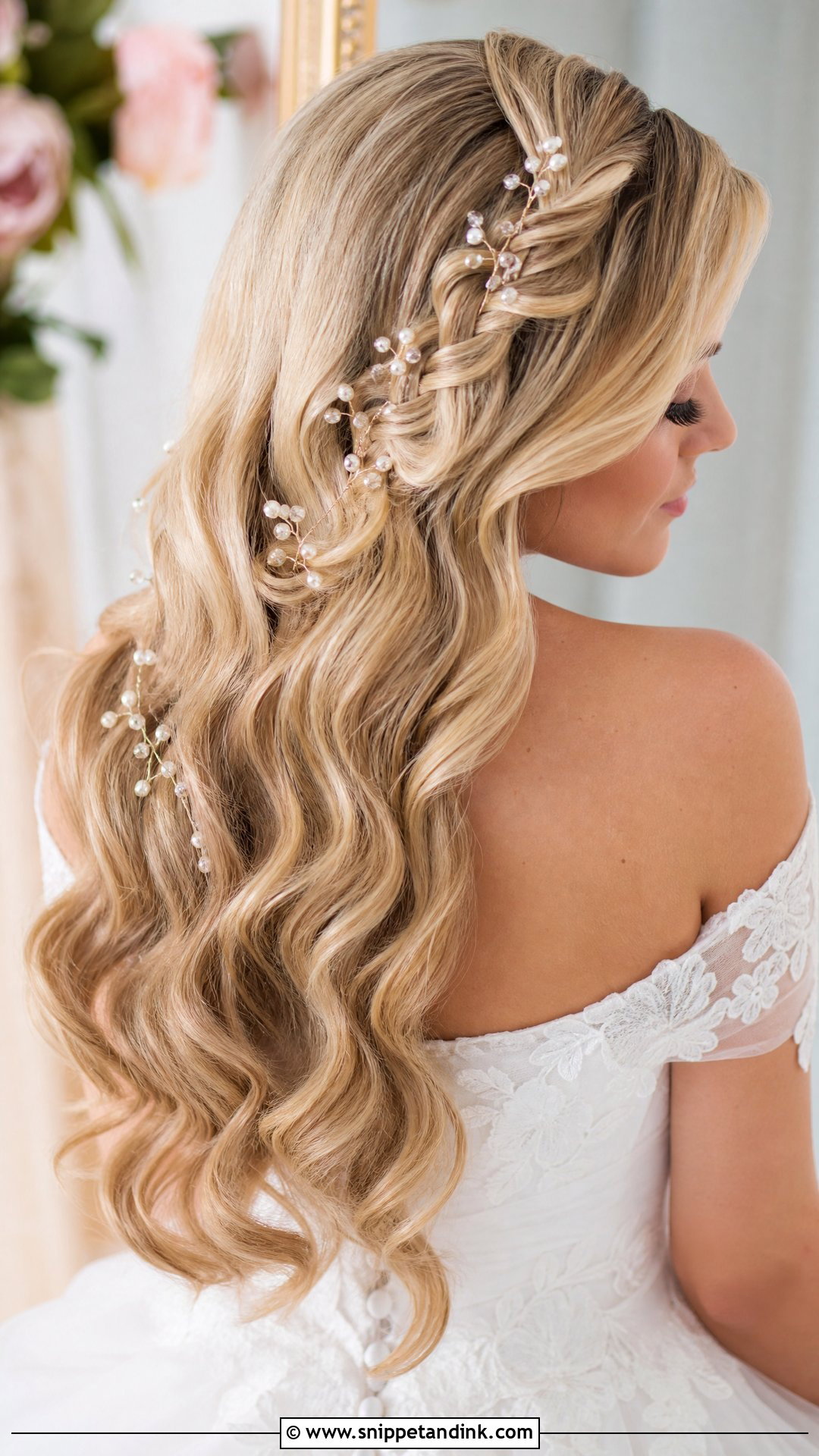 Pearl Bridal Hair Pins Long Hair - Snippet and Ink - 20 Pearl Bridal Hair Pins