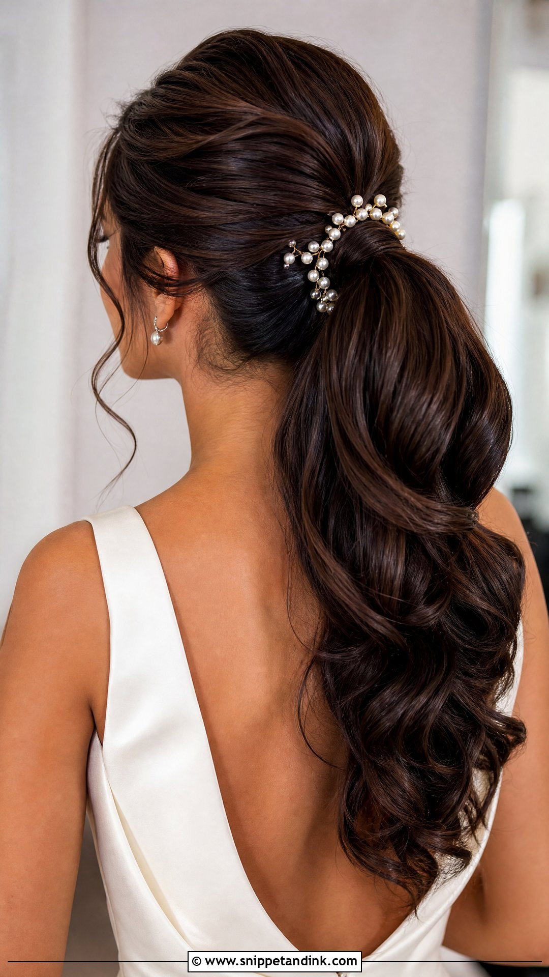 Pearl Bridal Hair Pins Ponytail - Snippet and Ink - 20 Pearl Bridal Hair Pins