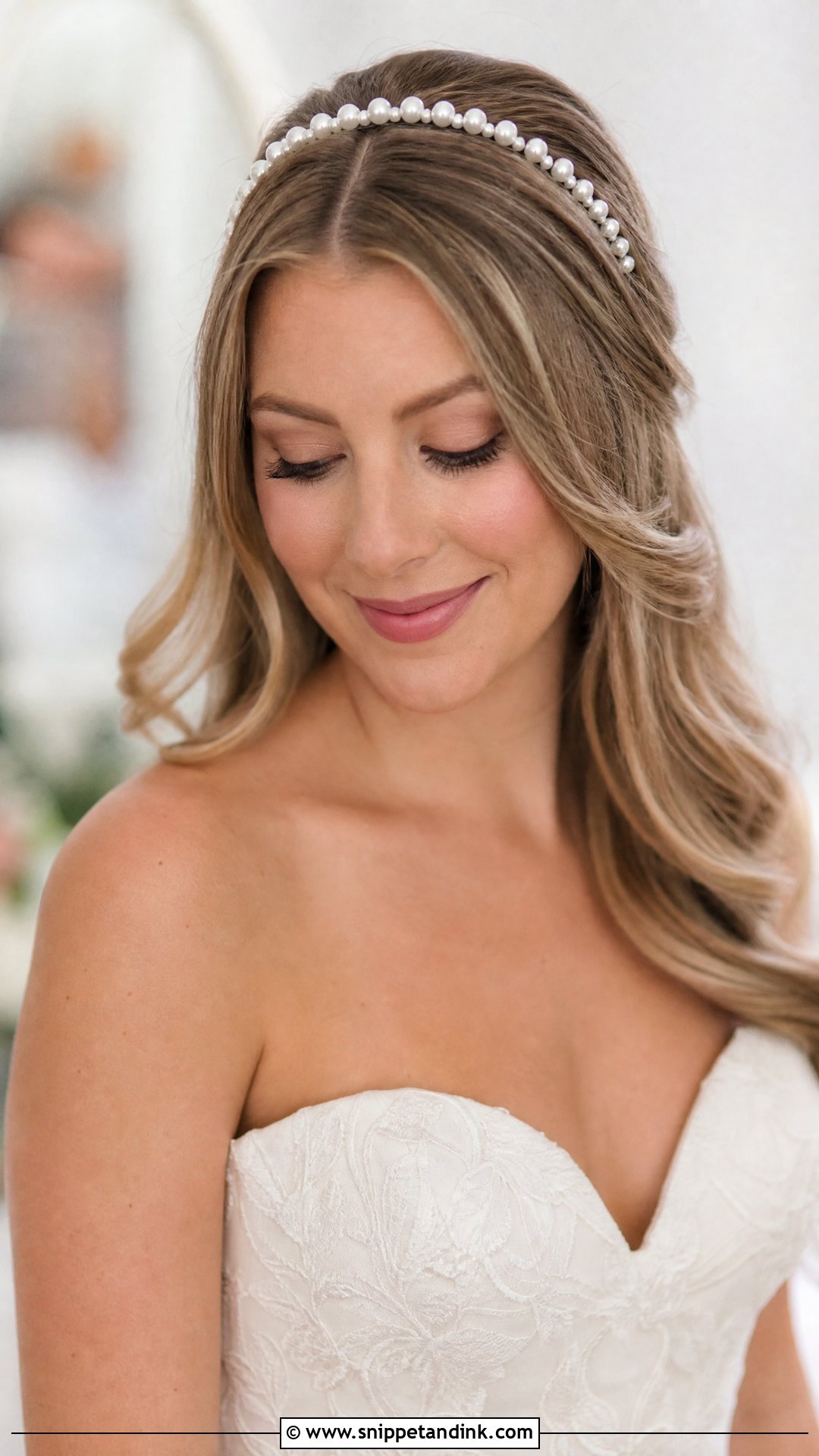 Pearl Bridal Headband - Snippet and Ink - 30 Hair Accessories for Wedding