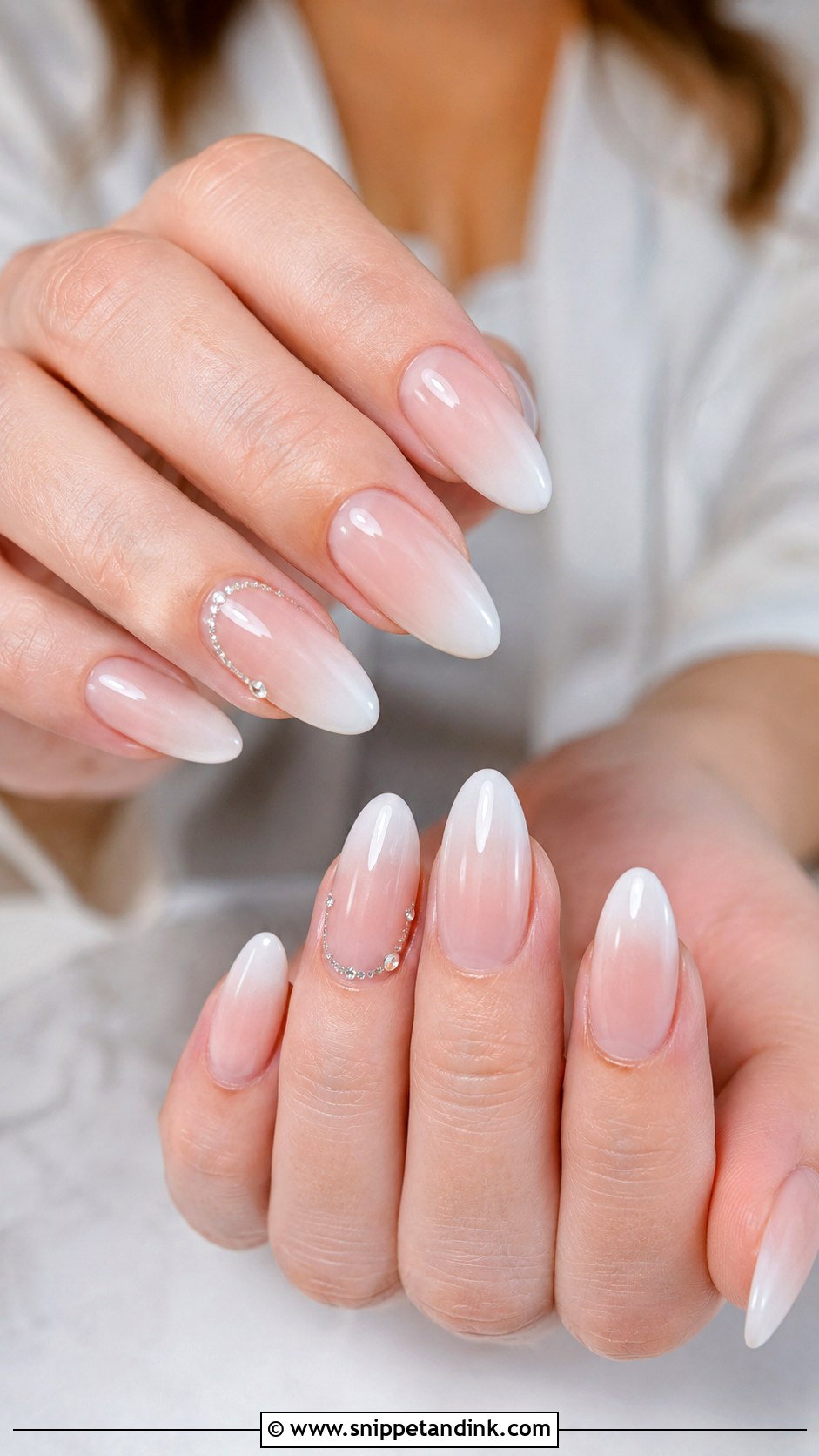 Pearl Bridal Nails - Snippet and Ink - 30 Simple Bridal Nails