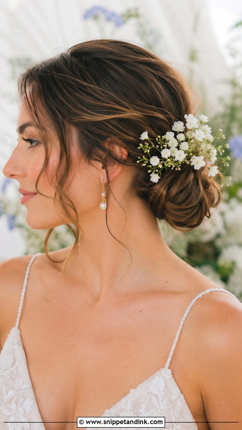 Pearl Bridal Updo - Snippet and Ink - 20 Bridal Hair Inspo 2025 Ideas
