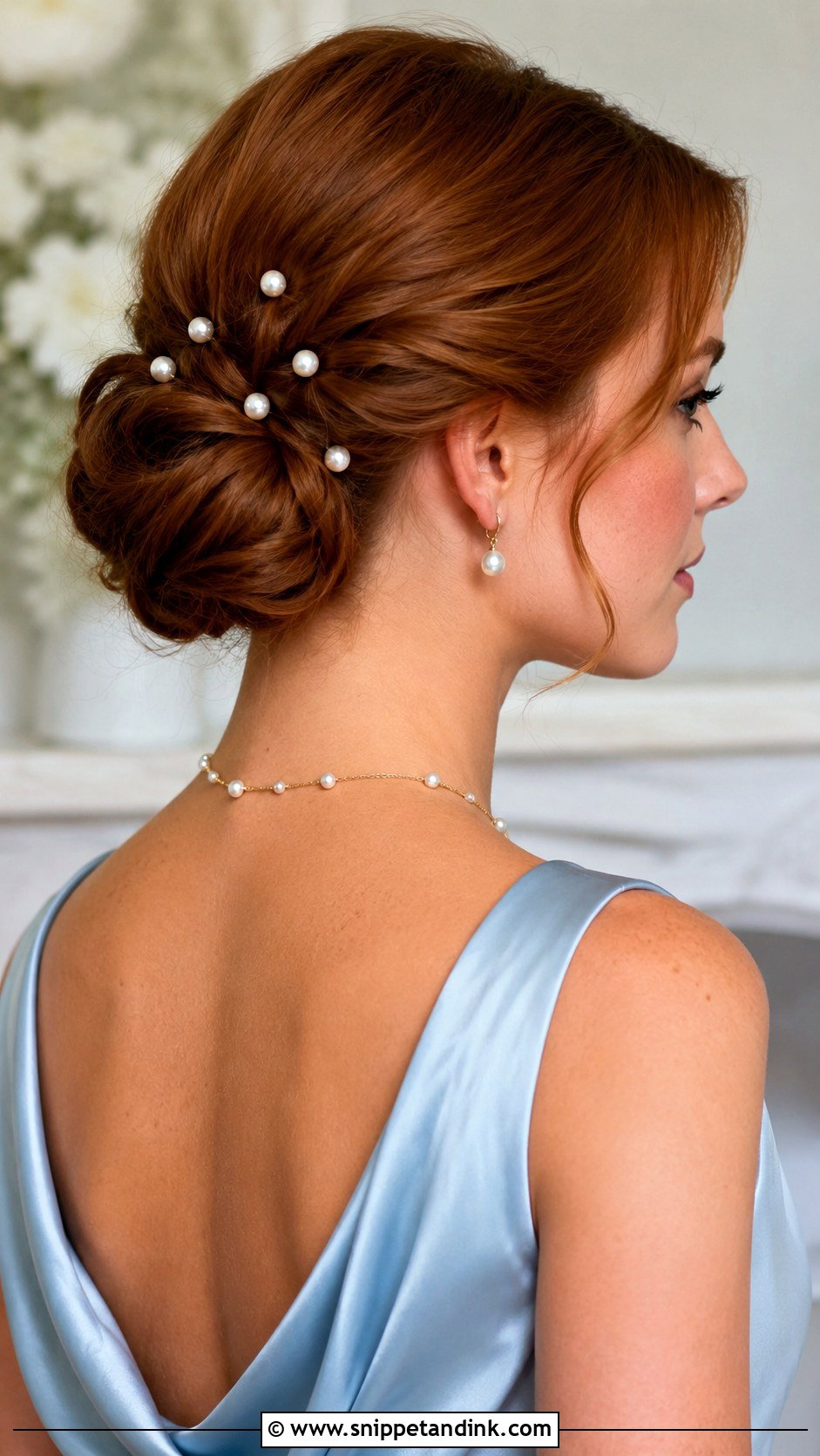 Pearl Bun For Wedding Guest - Snippet and Ink - 15 Hair Bun for Wedding Guest Ideas