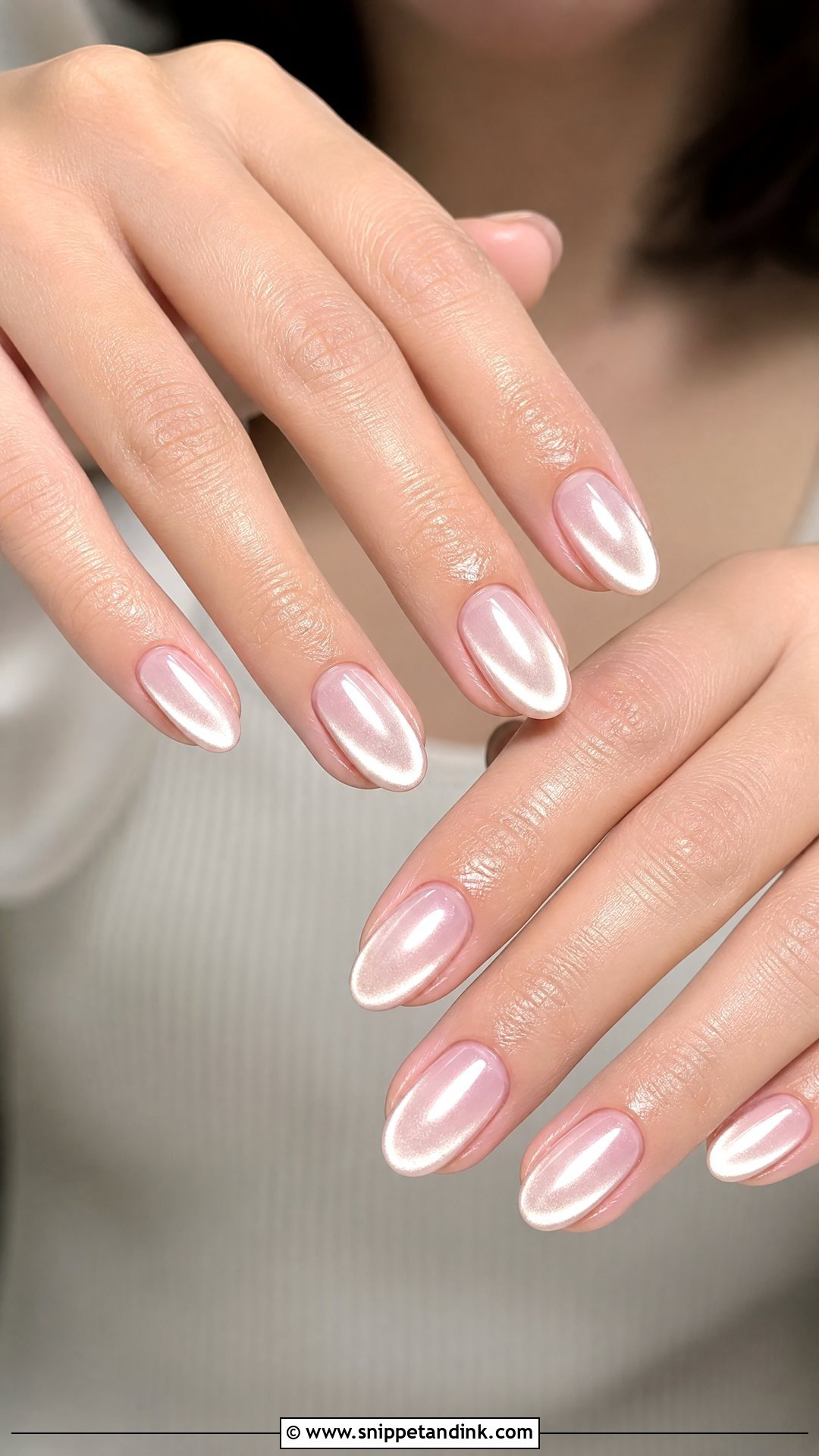 Pearl Cat Eye Wedding Nails - Snippet and Ink - 25 Cat Eye Wedding Nails