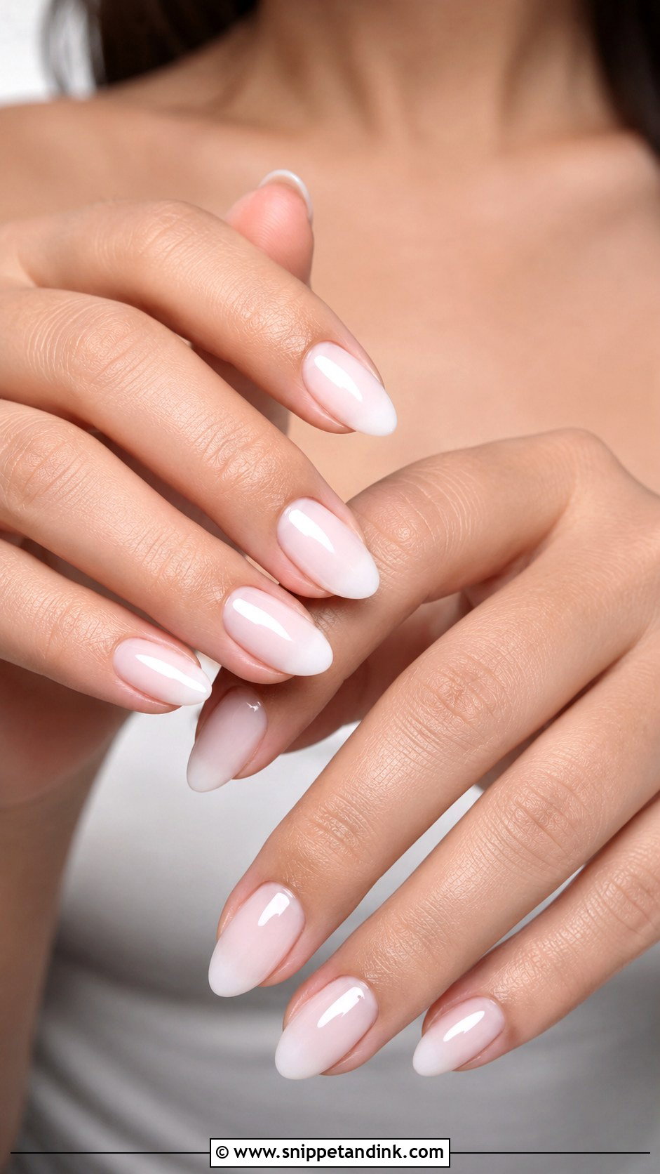 Pearl Chrome Wedding Nails - Snippet and Ink - 20 Aesthetic Wedding Nails